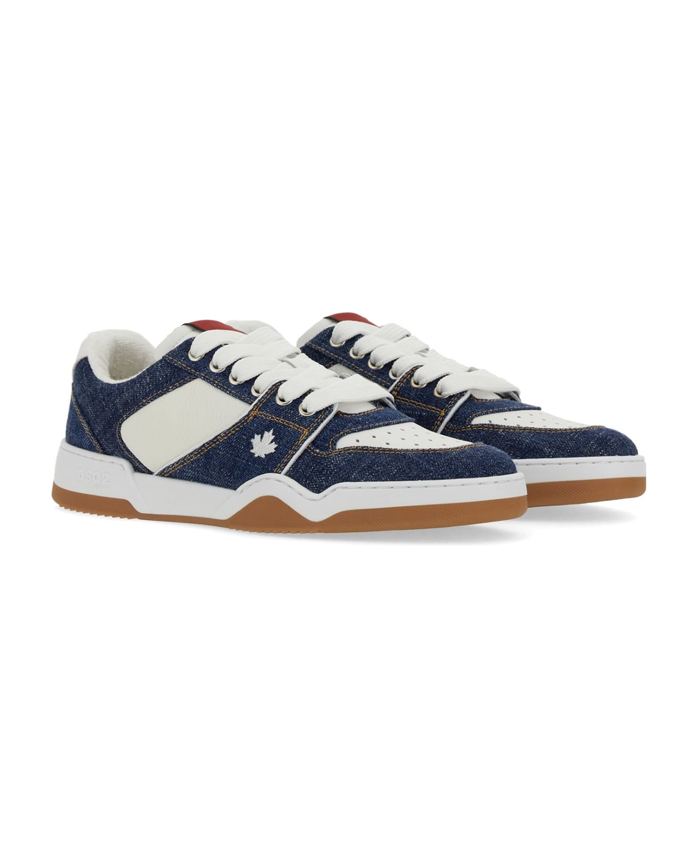 Dsquared2 Panelled Lace-up Sneakers - DENIM スニーカー