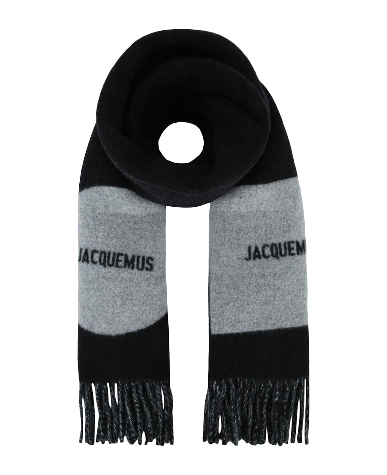 Jacquemus L Echarpe Rond Carre - MULTIBLACK