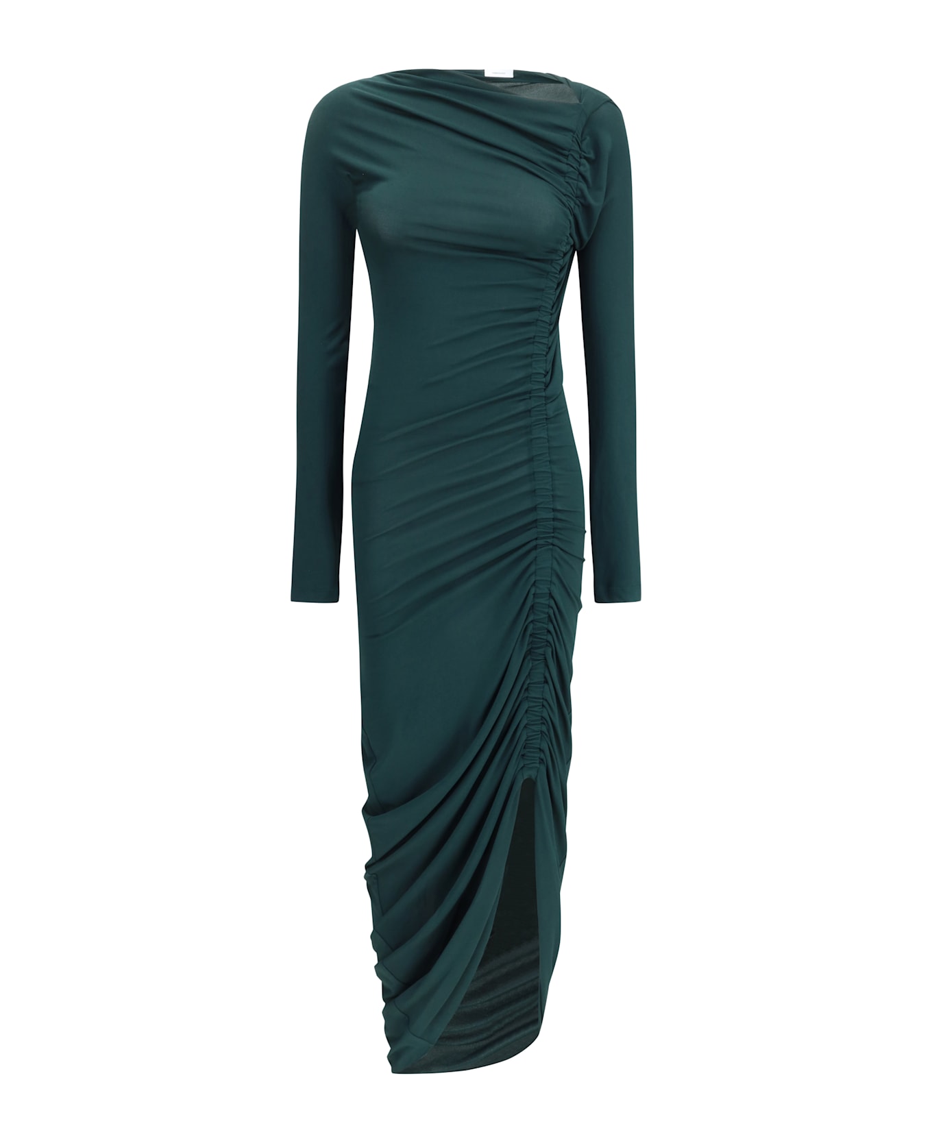 Ferragamo Draped Midi Dress