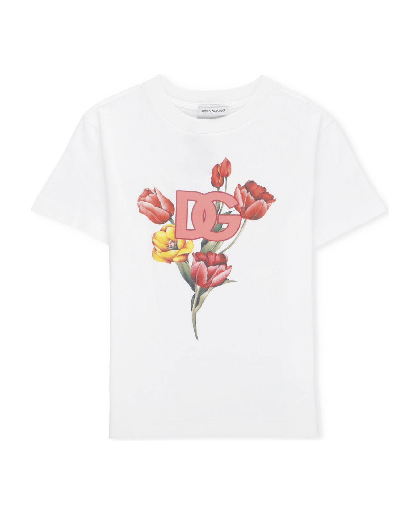 Dolce & Gabbana T-shirt With Print - White