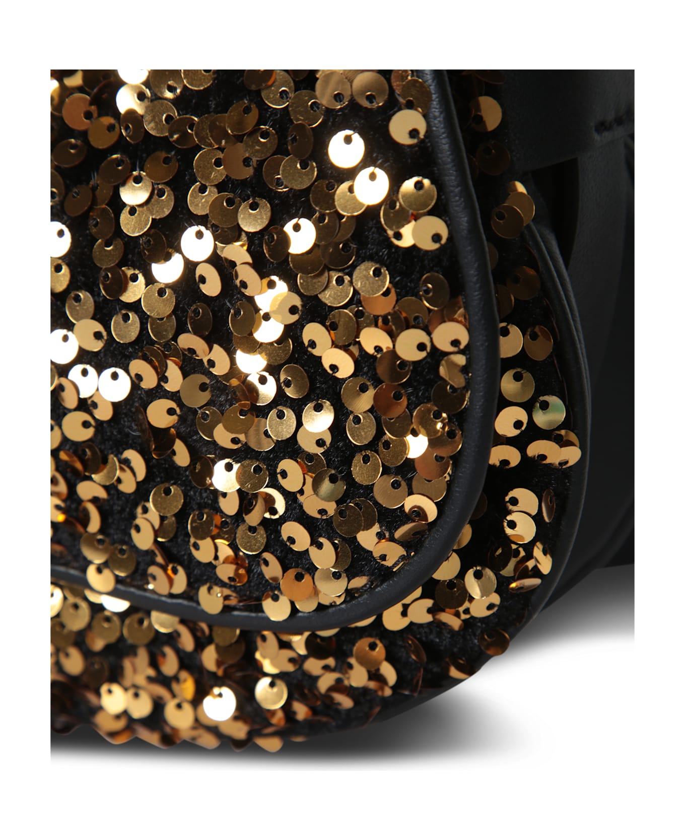 Coccinelle Magie Mini Paill Gold Bag - Metallic