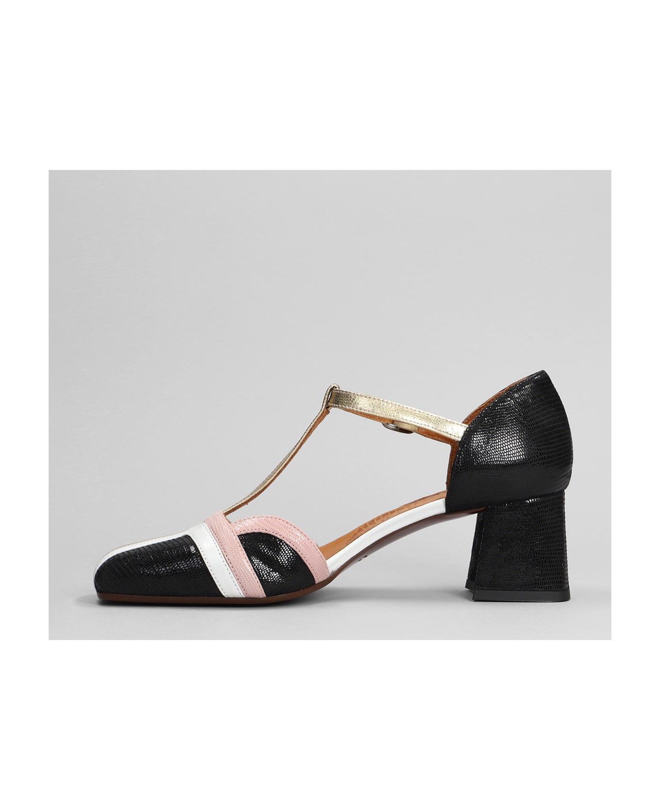 Chie Mihara Volai 44 Pumps In Black Leather - black ハイヒール