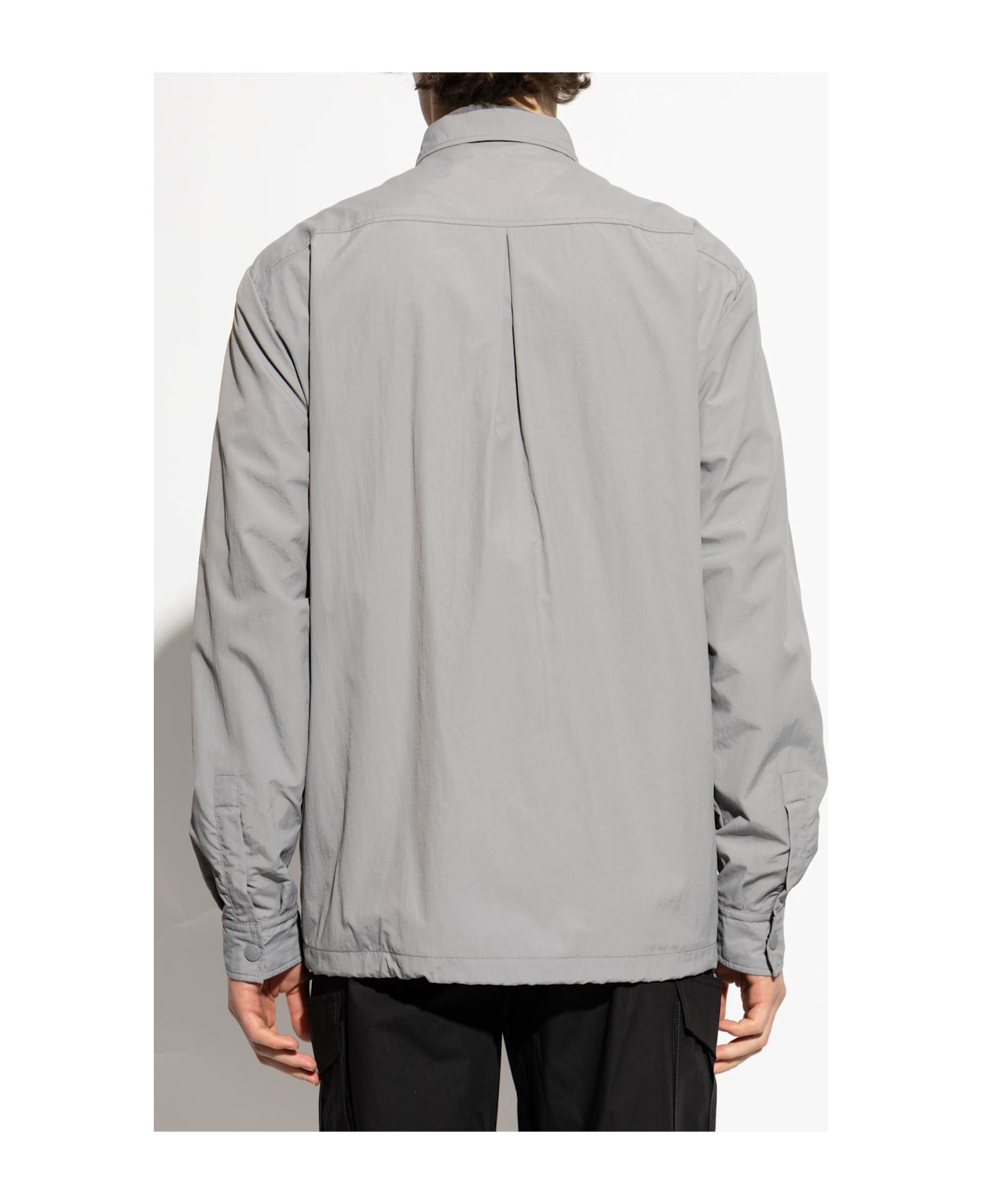 Dolce & Gabbana Jacket With Logo Appliqué - Light gray