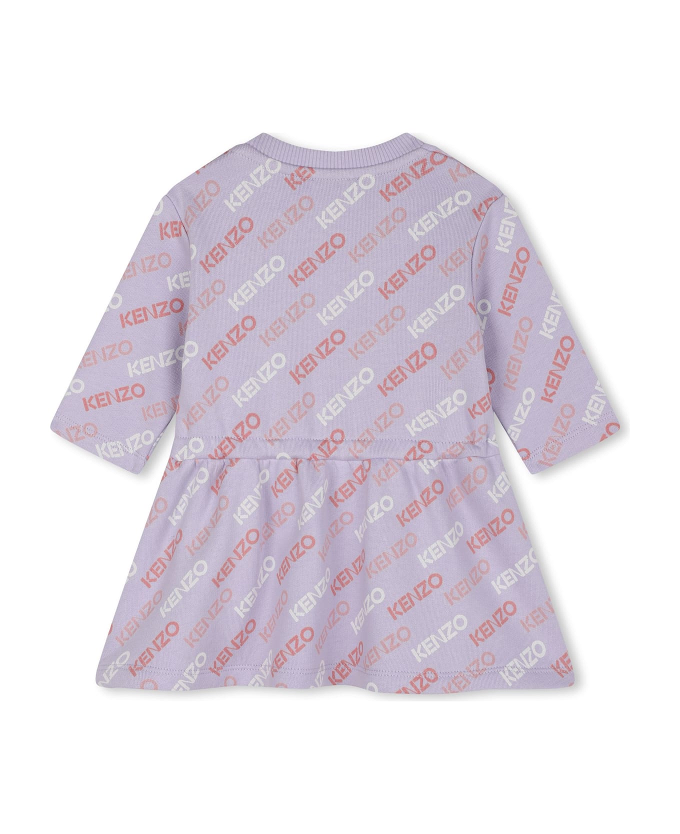 Kenzo Kids Abito Con Stampa - Lilla