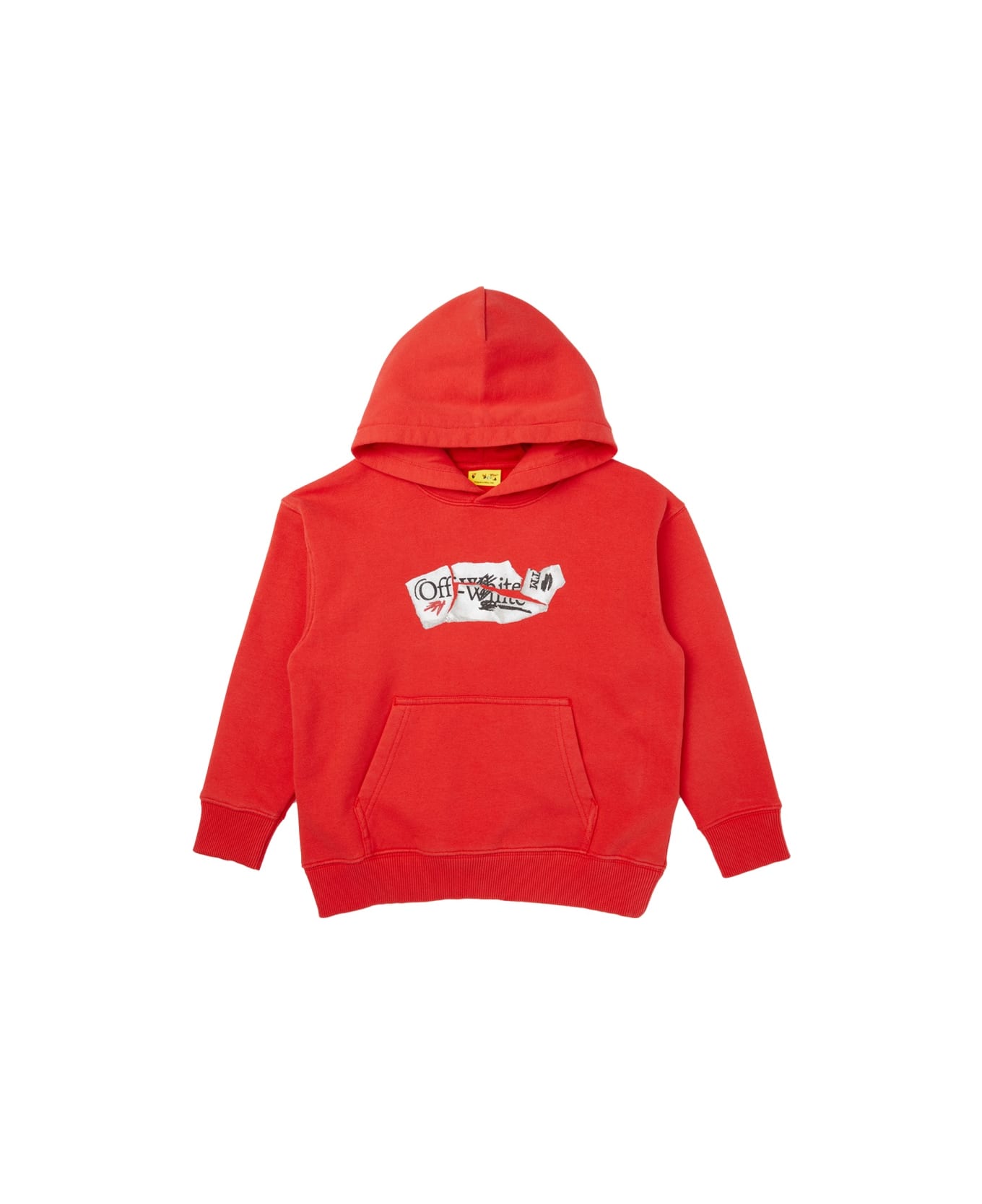 Off-White Sweatshirt With Logo - RED