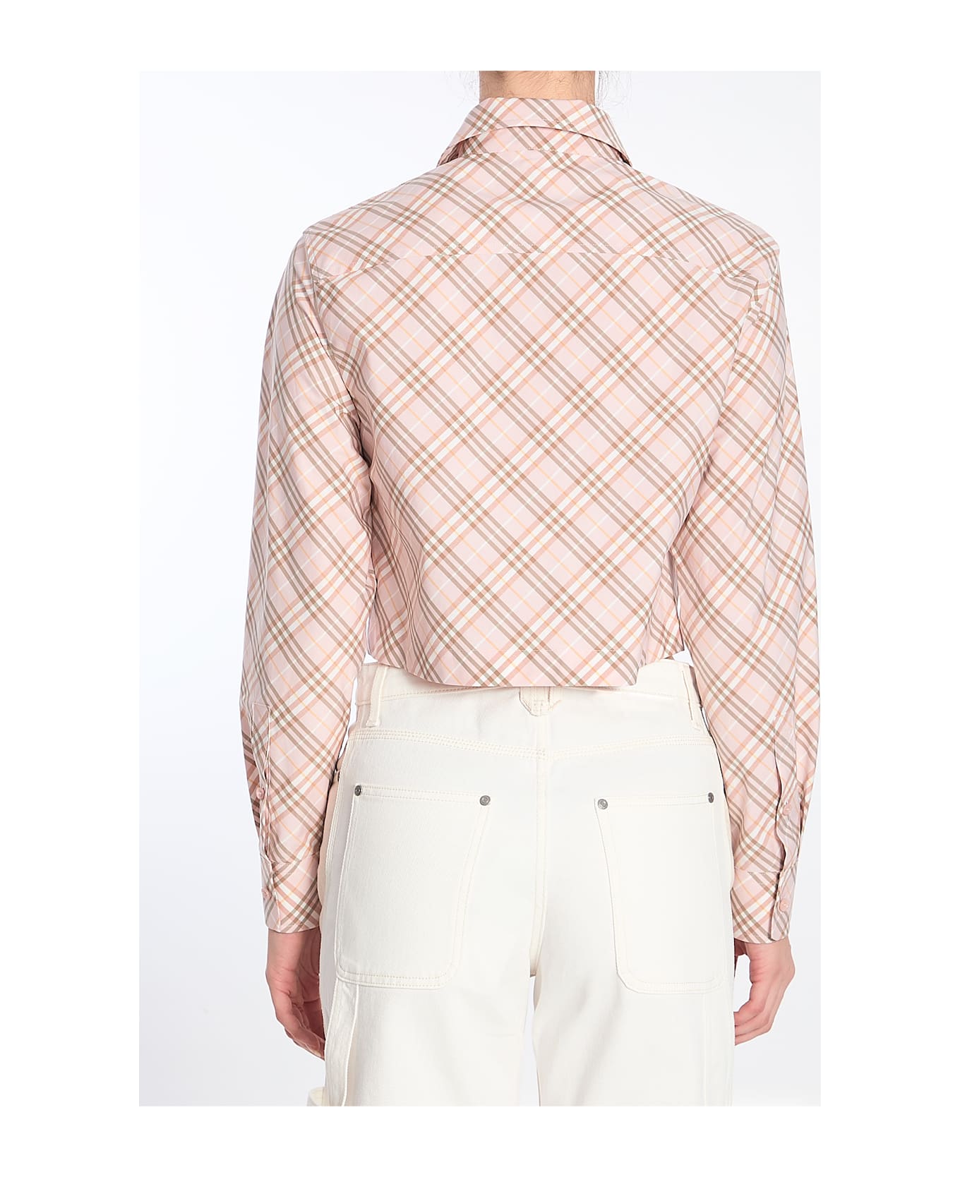 Burberry Beige Check Shirt - BEIGE