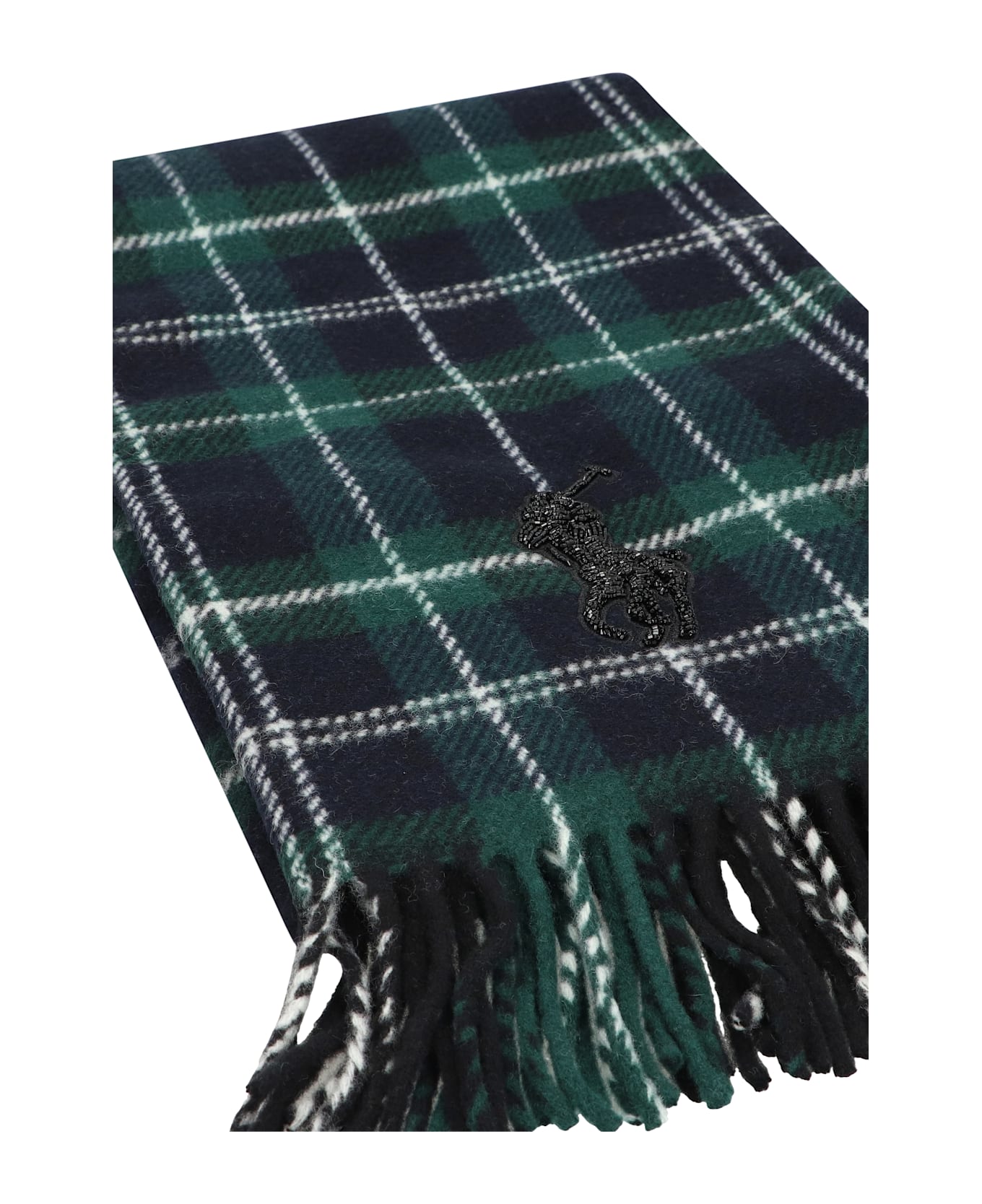 Polo Ralph Lauren Scottish Scarf In Wool - Multicolor