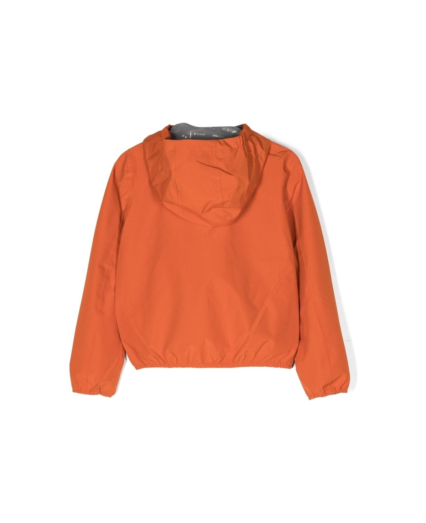 K-Way Jacket With Hood - Orange