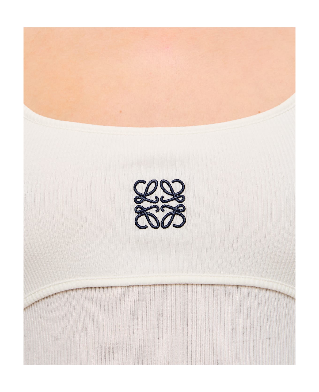 Loewe Anagram Strappy Top - White トップス