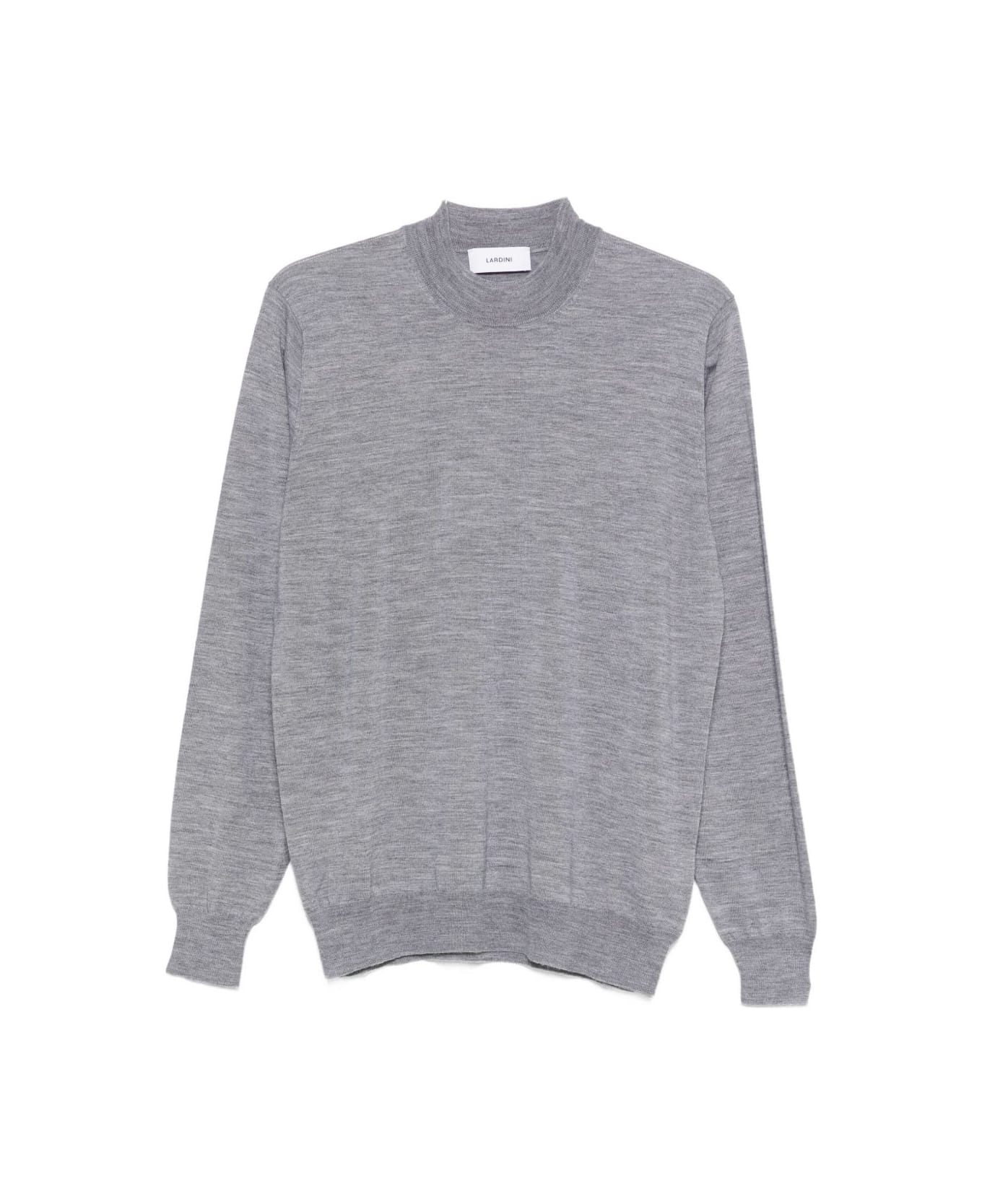 Lardini Gray Turtleneck Sweater - Grey