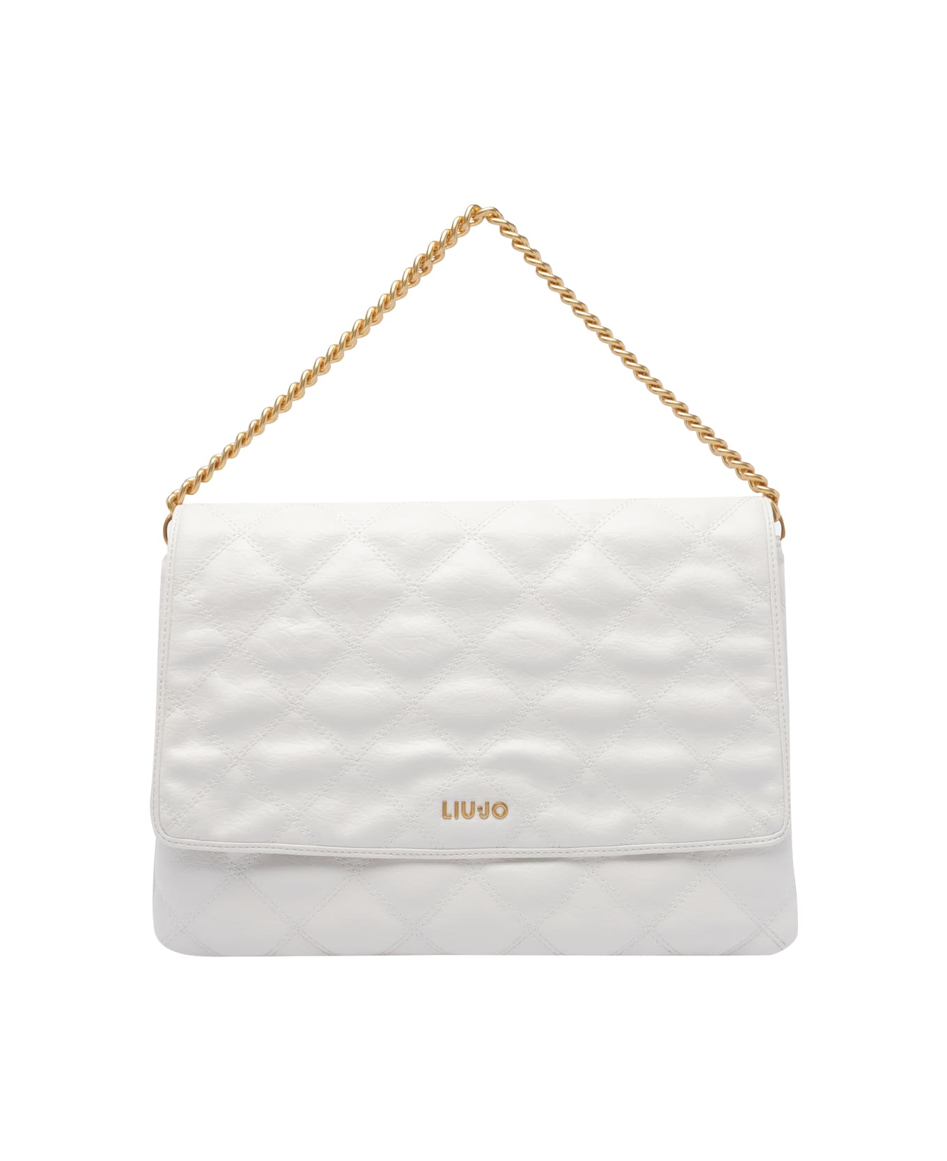 ショルダーバッグ・ポシェット LIU JO Women Shoulder Bags AA5269T0374 22222 Silver Liu Jo Logo Crossbody Bag - Silver - Women | AA5269T037422222