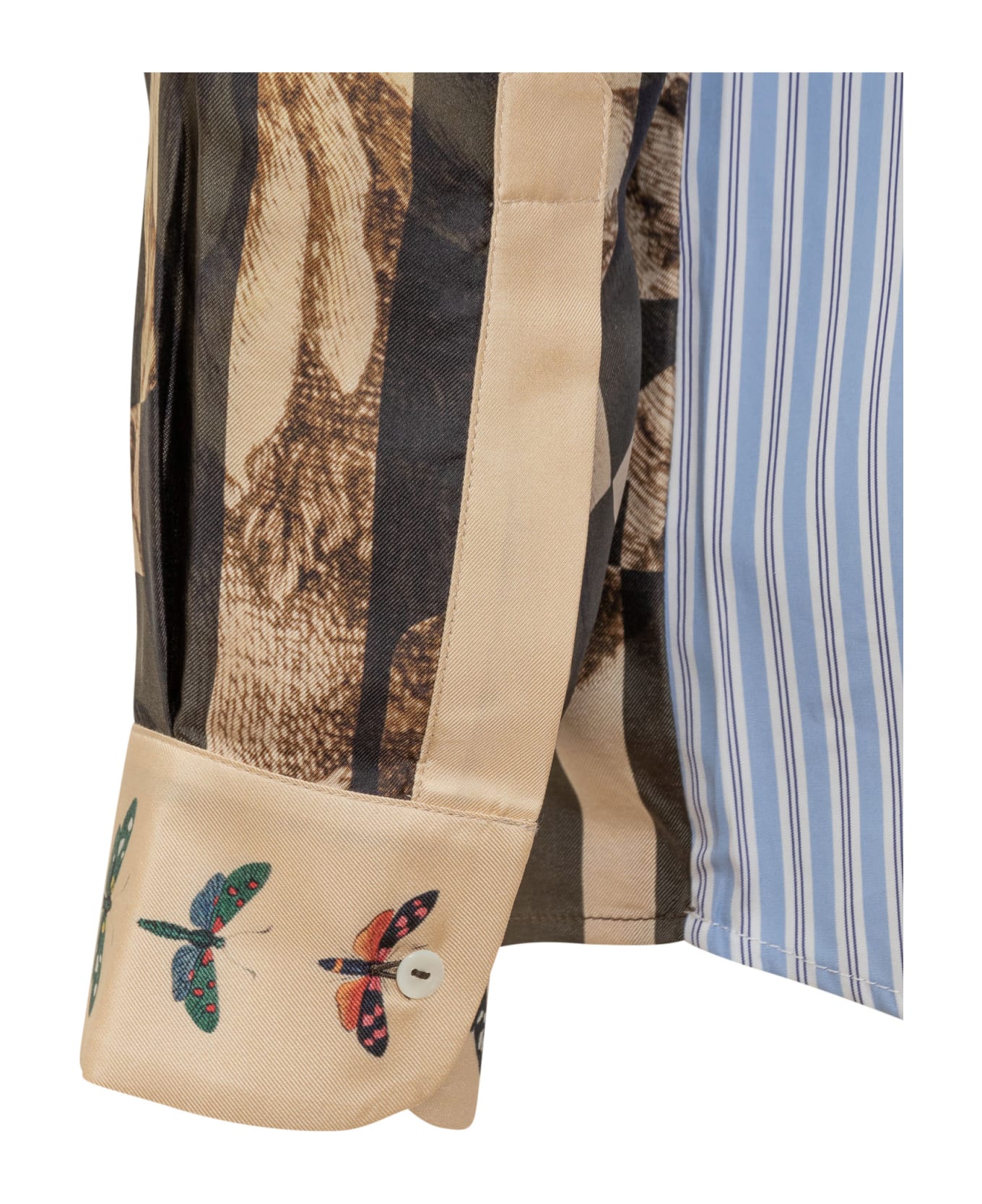Pierre-Louis Mascia Cotton And Silk Shirt - AZZURRO