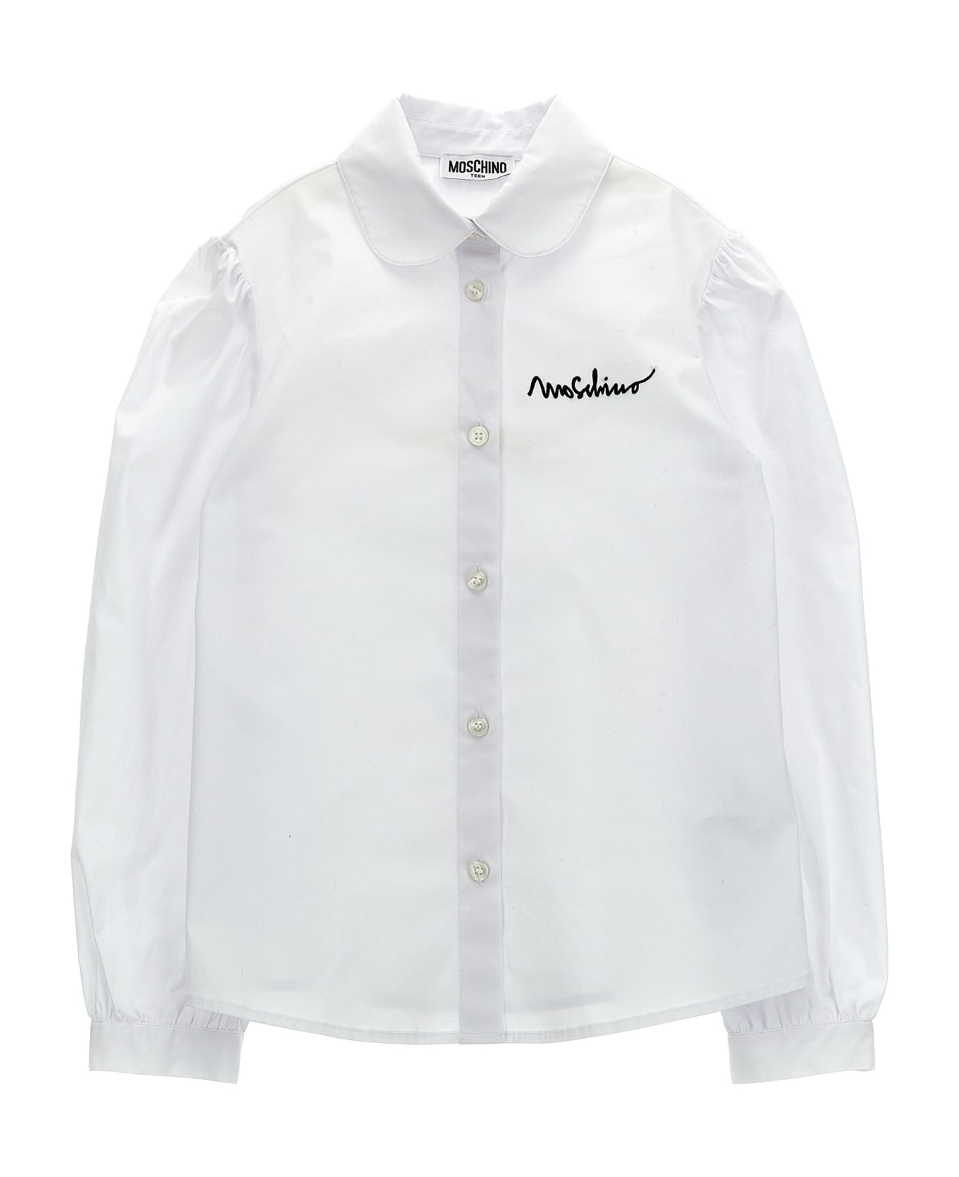 Moschino Logo Dress And Shirt - White/Black