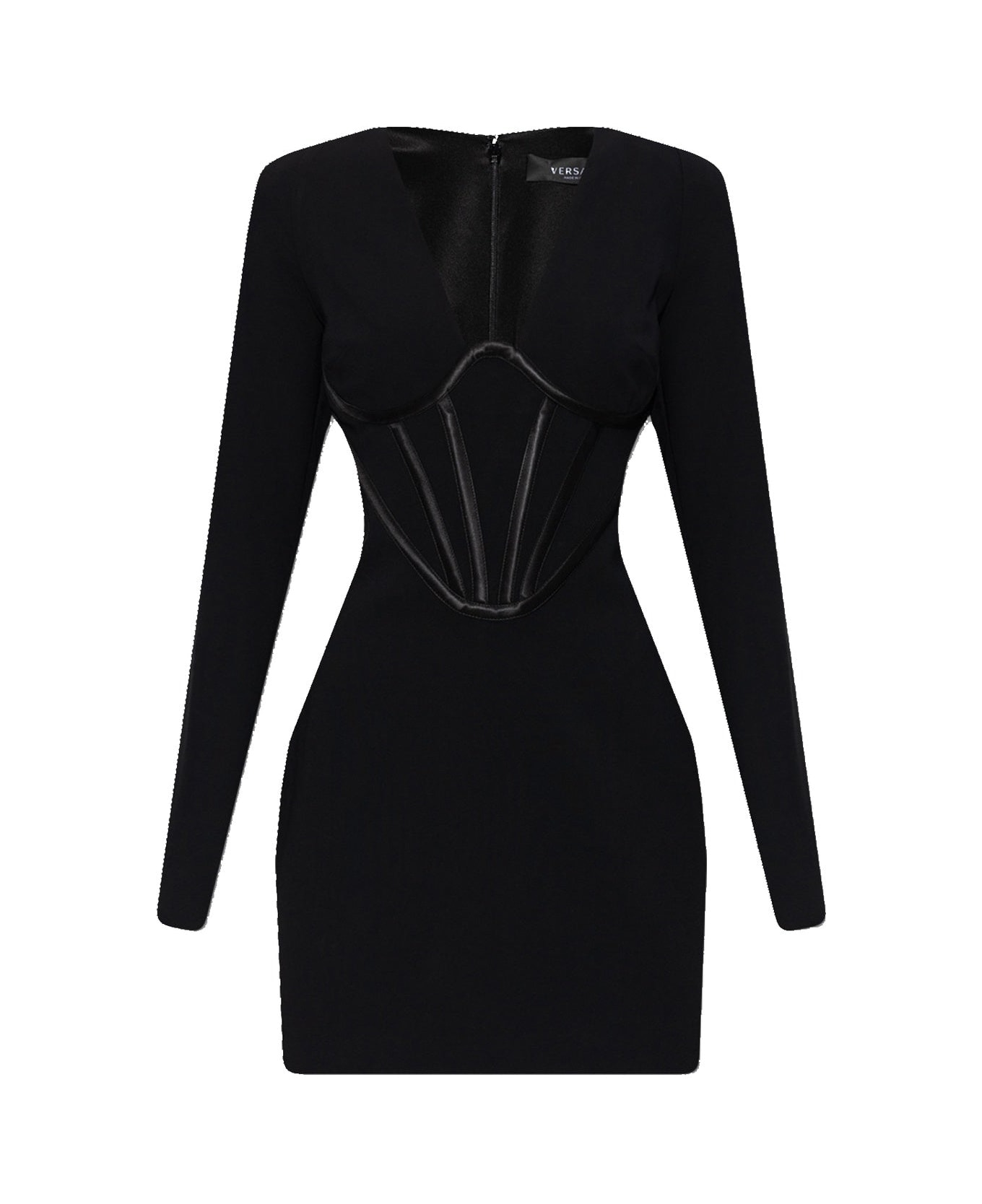 Versace Mini Dress - Black ワンピース＆ドレス