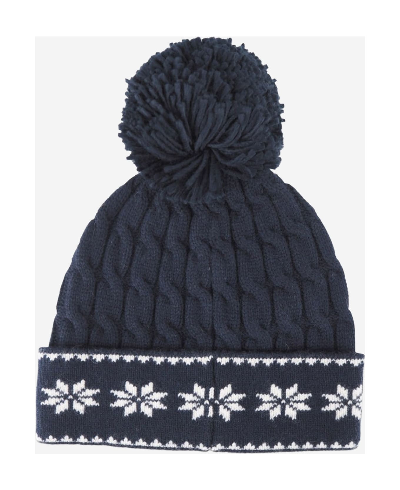 MC2 Saint Barth Wool Blend Hat - Blue