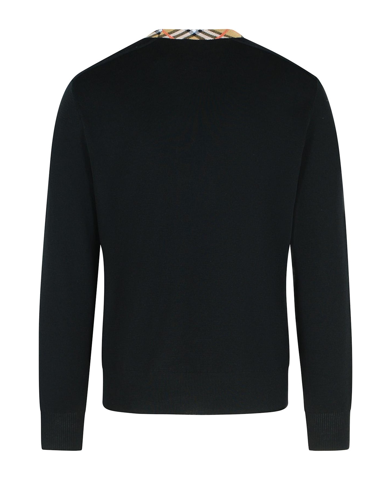 Burberry 
michael
 Black Wool Sweater - BLACK