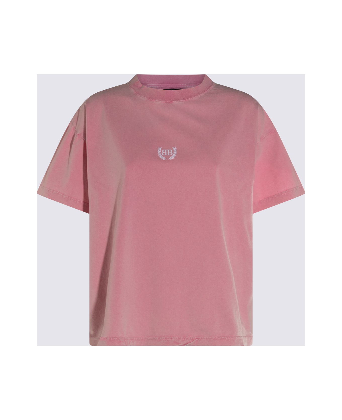 Balenciaga Pink Cotton T-shirt - Pink