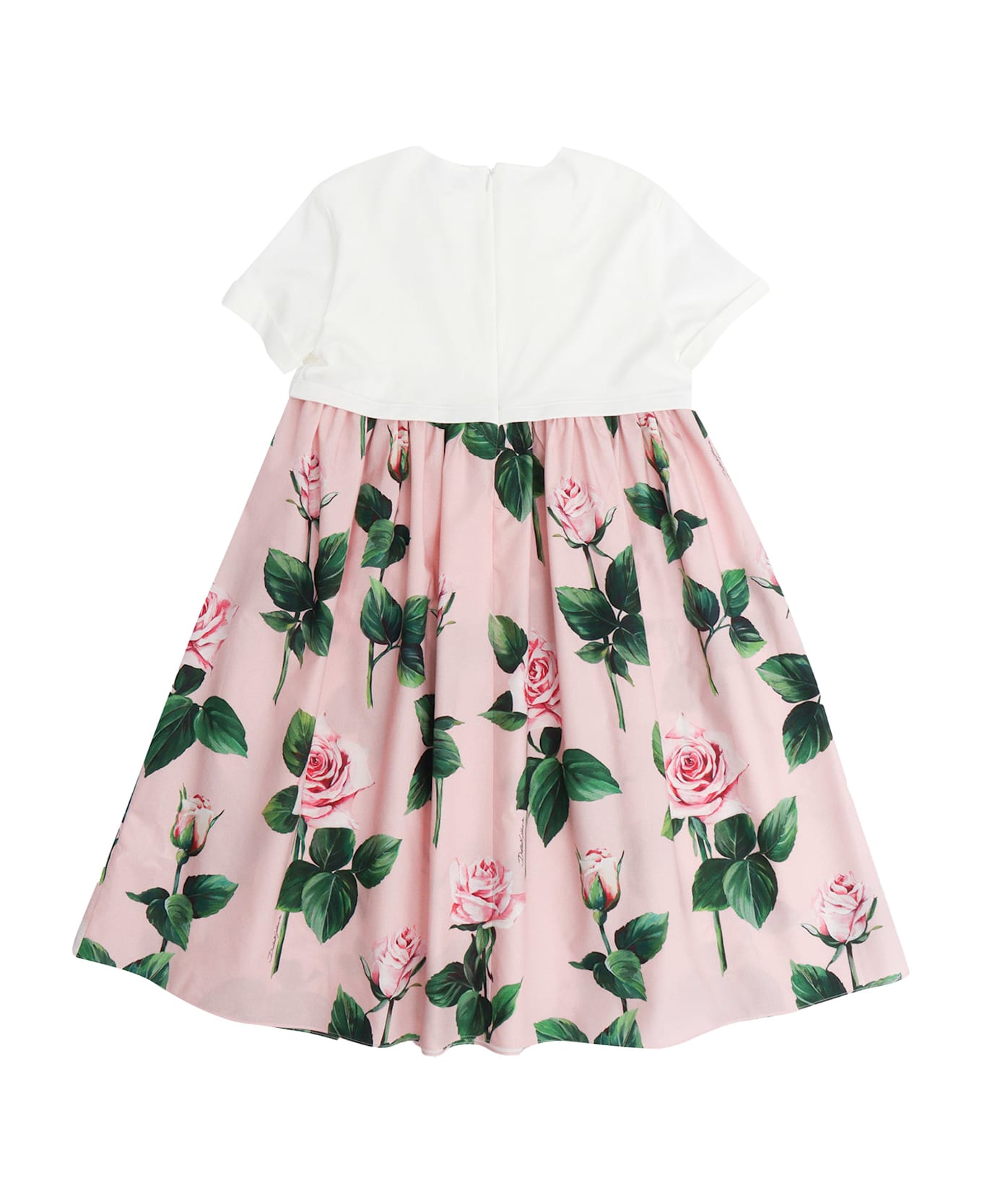 Dolce & Gabbana Short Sleeves Dress - MULTICOLOR
