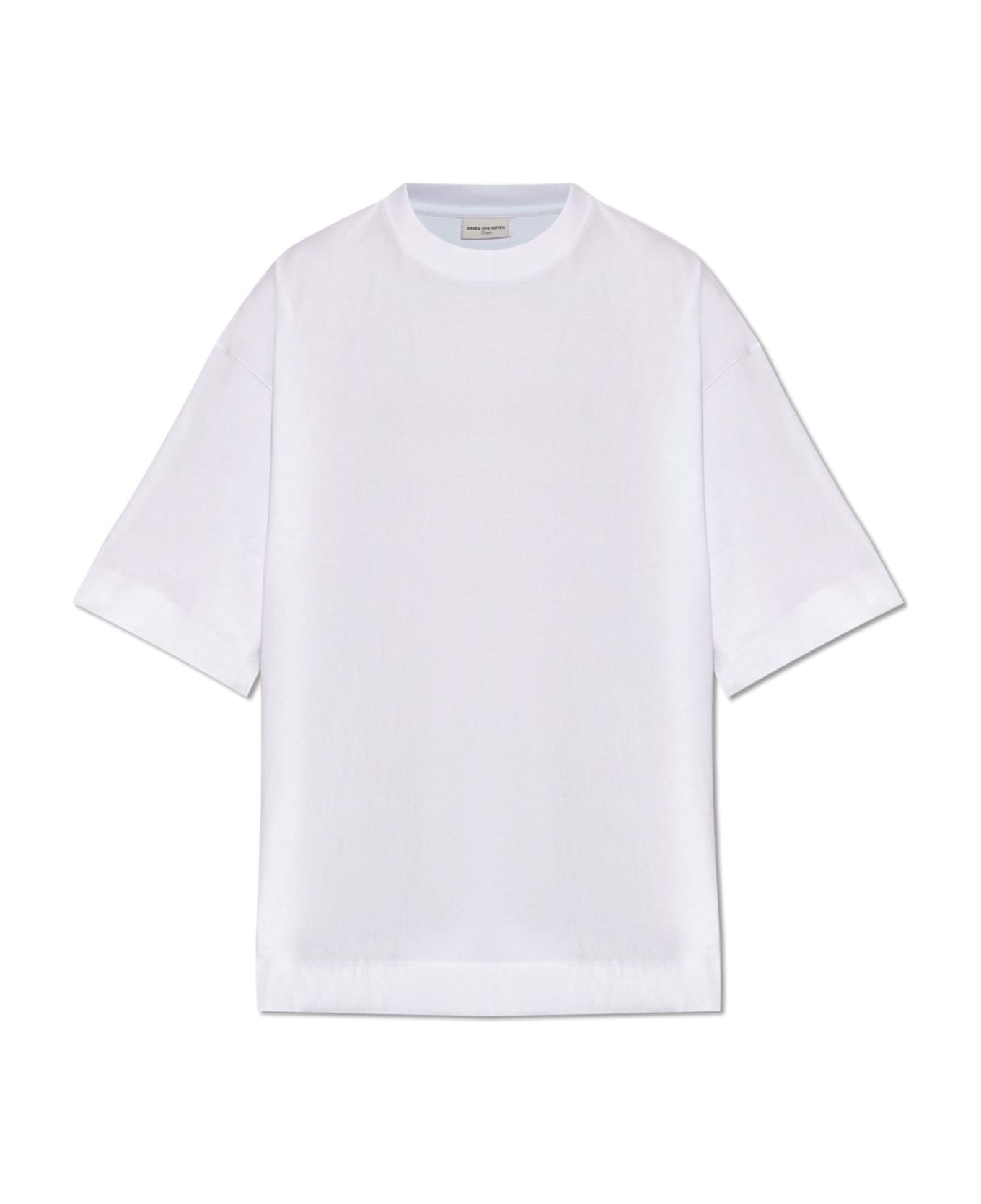 Dries Van Noten Cotton T-shirt - White