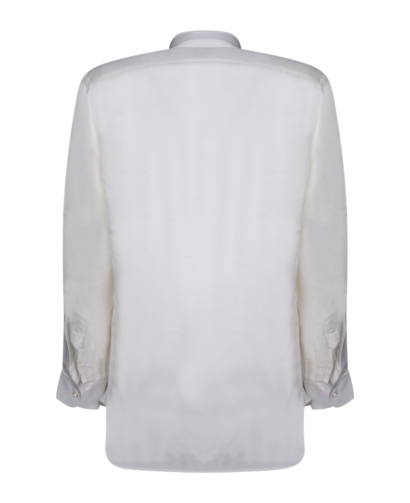 PT Torino Long Sleeves Cream Shirt - White