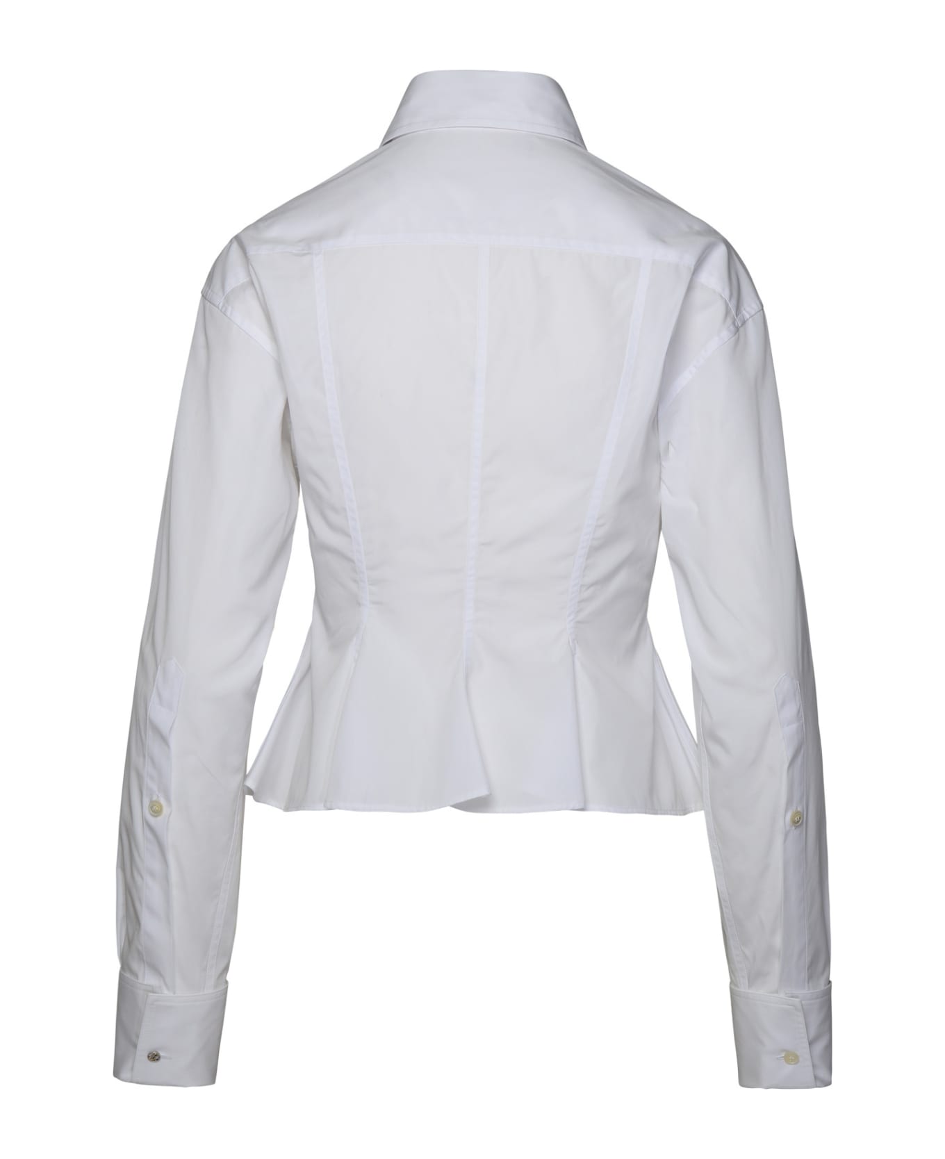 Stella McCartney Peplum Shirt - Pure White
