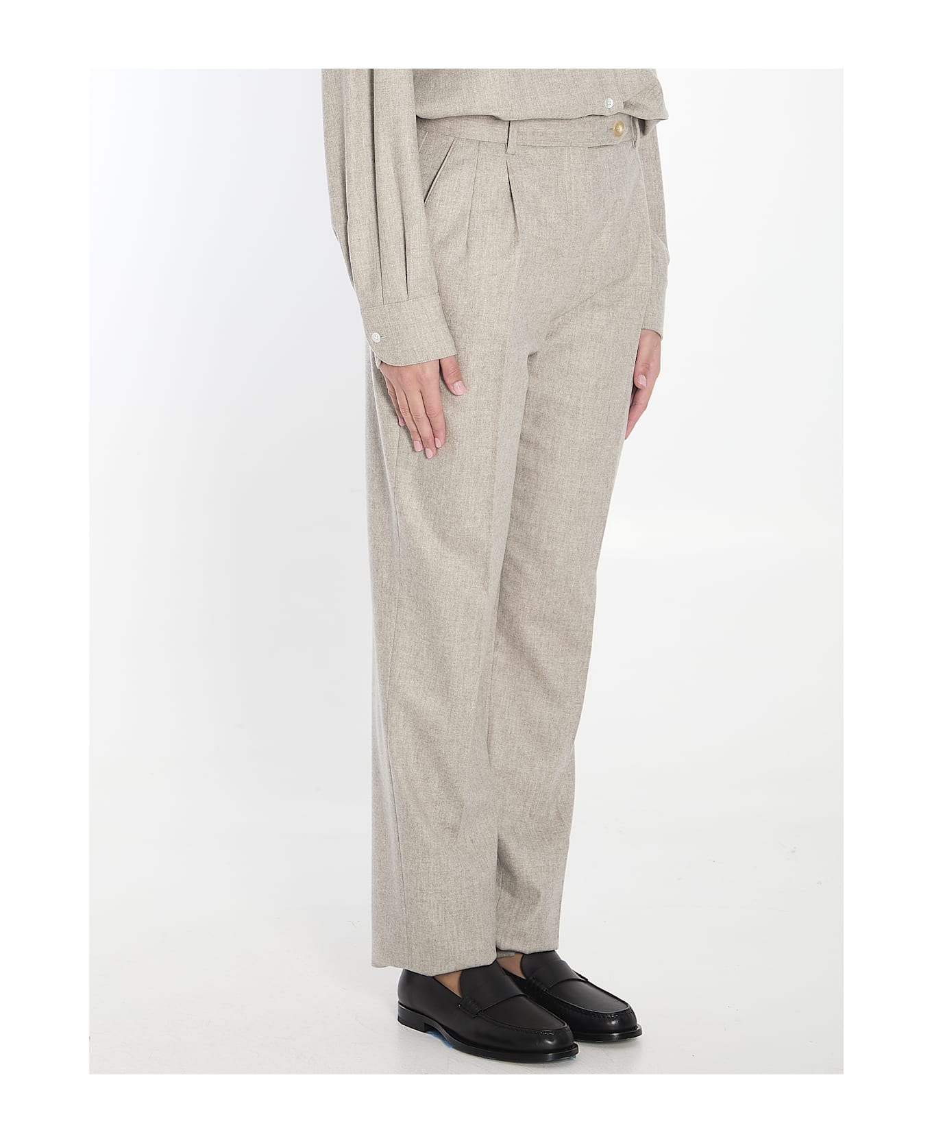 The Row Norbert Trousers - GREY