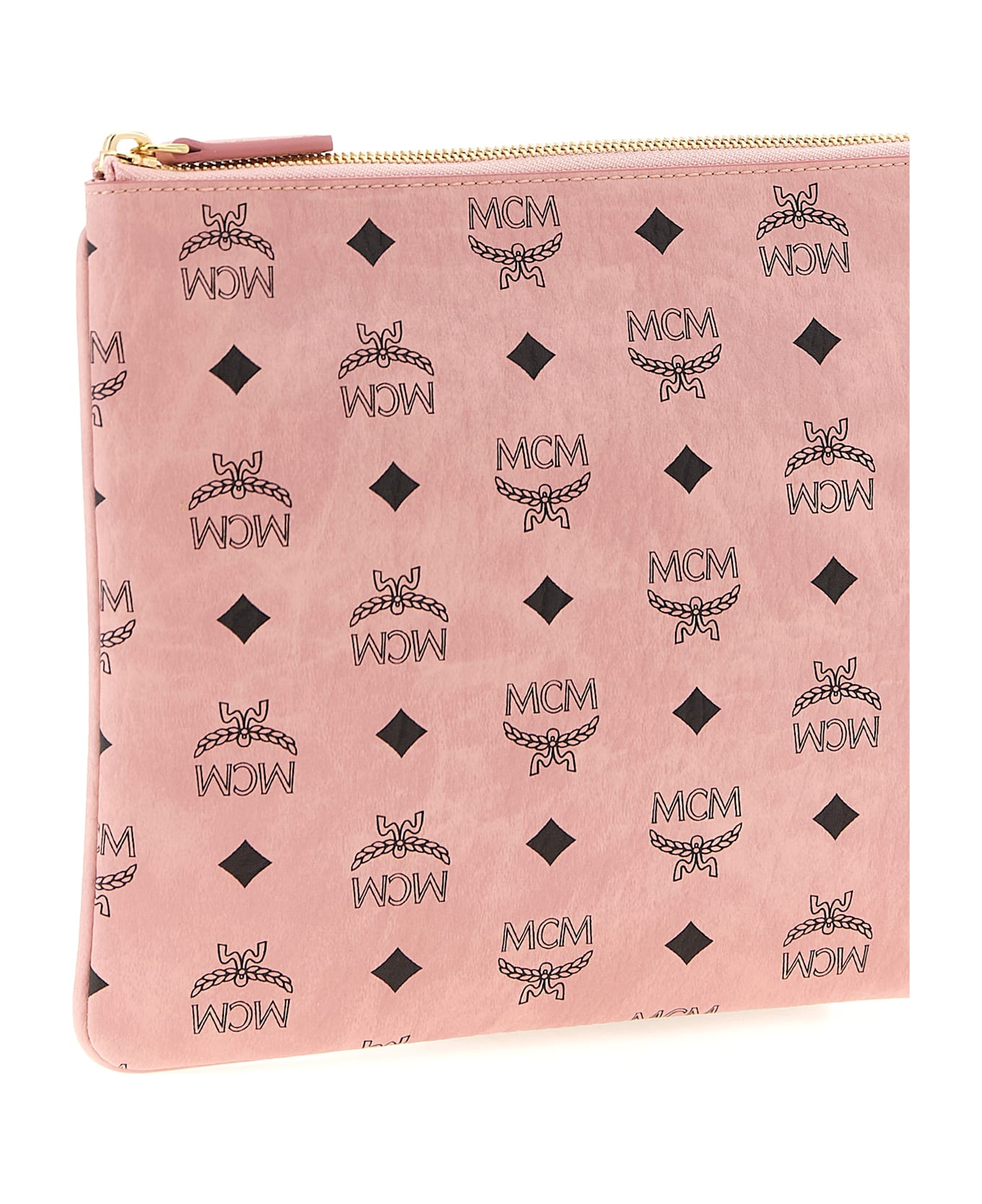 MCM 
pouch
 Medium Shoulder Bag - Pink