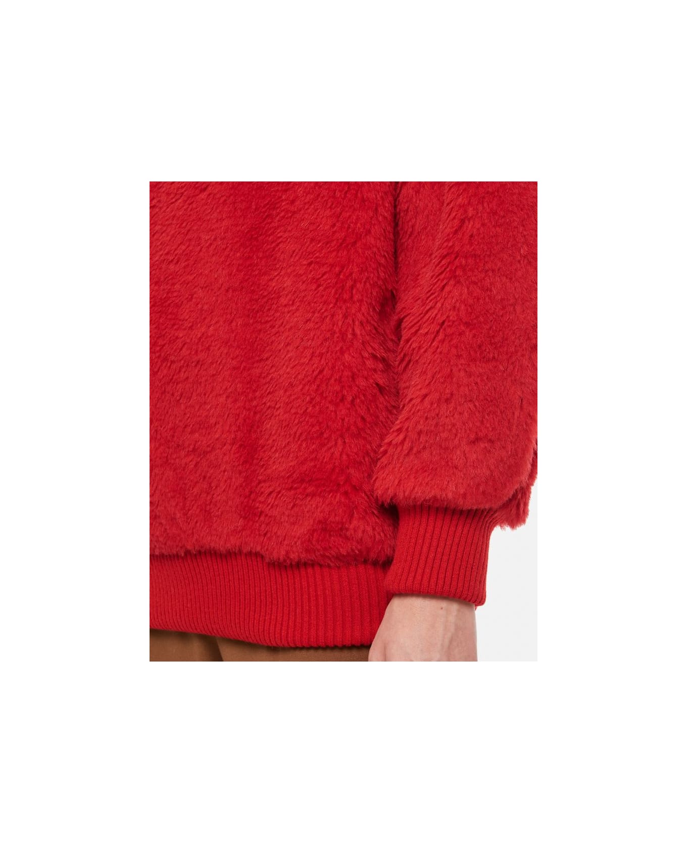 Max Mara Carmine Teddy Sweater - Red