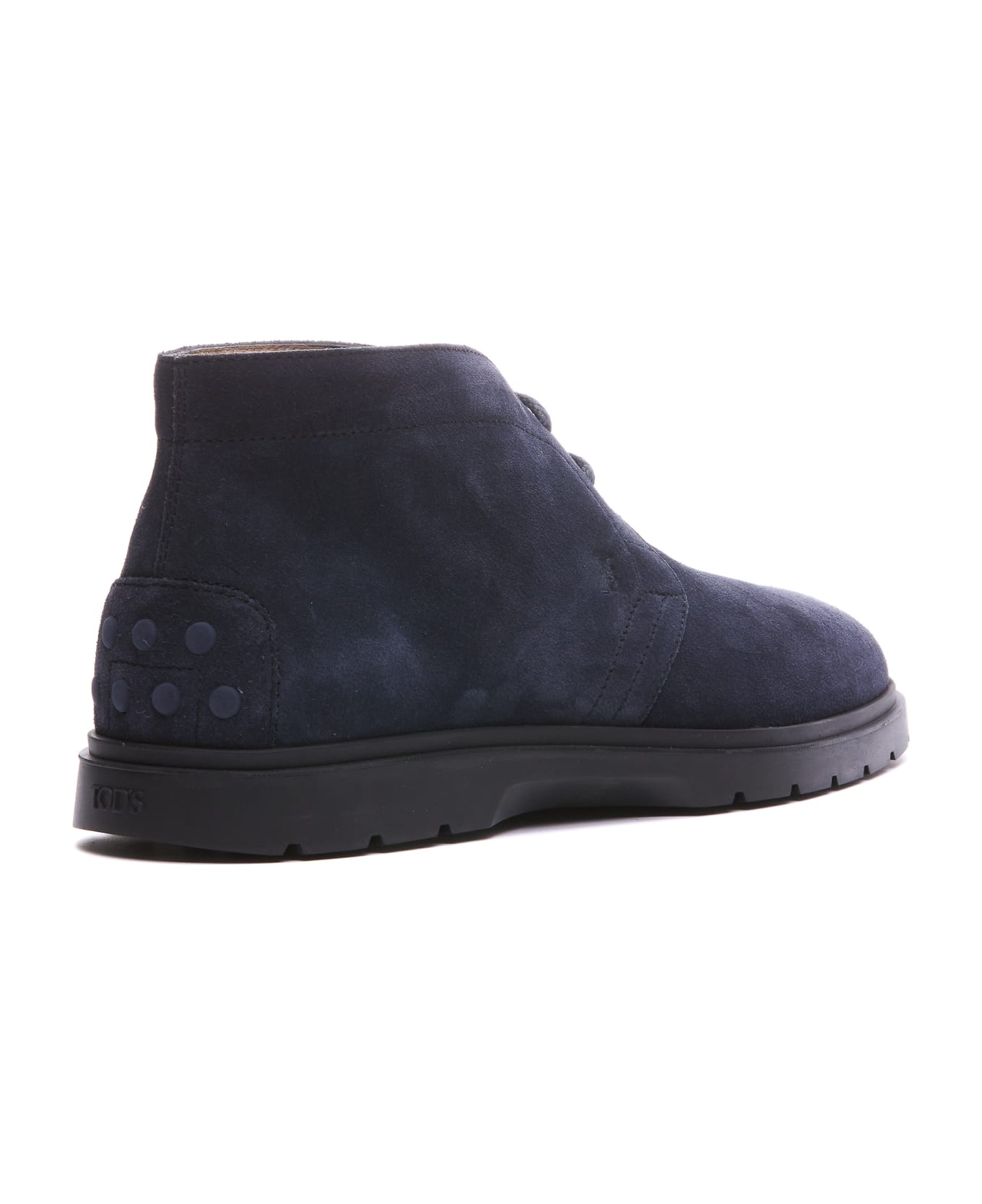 Tod
s Suede Lace Up Boots - Blue