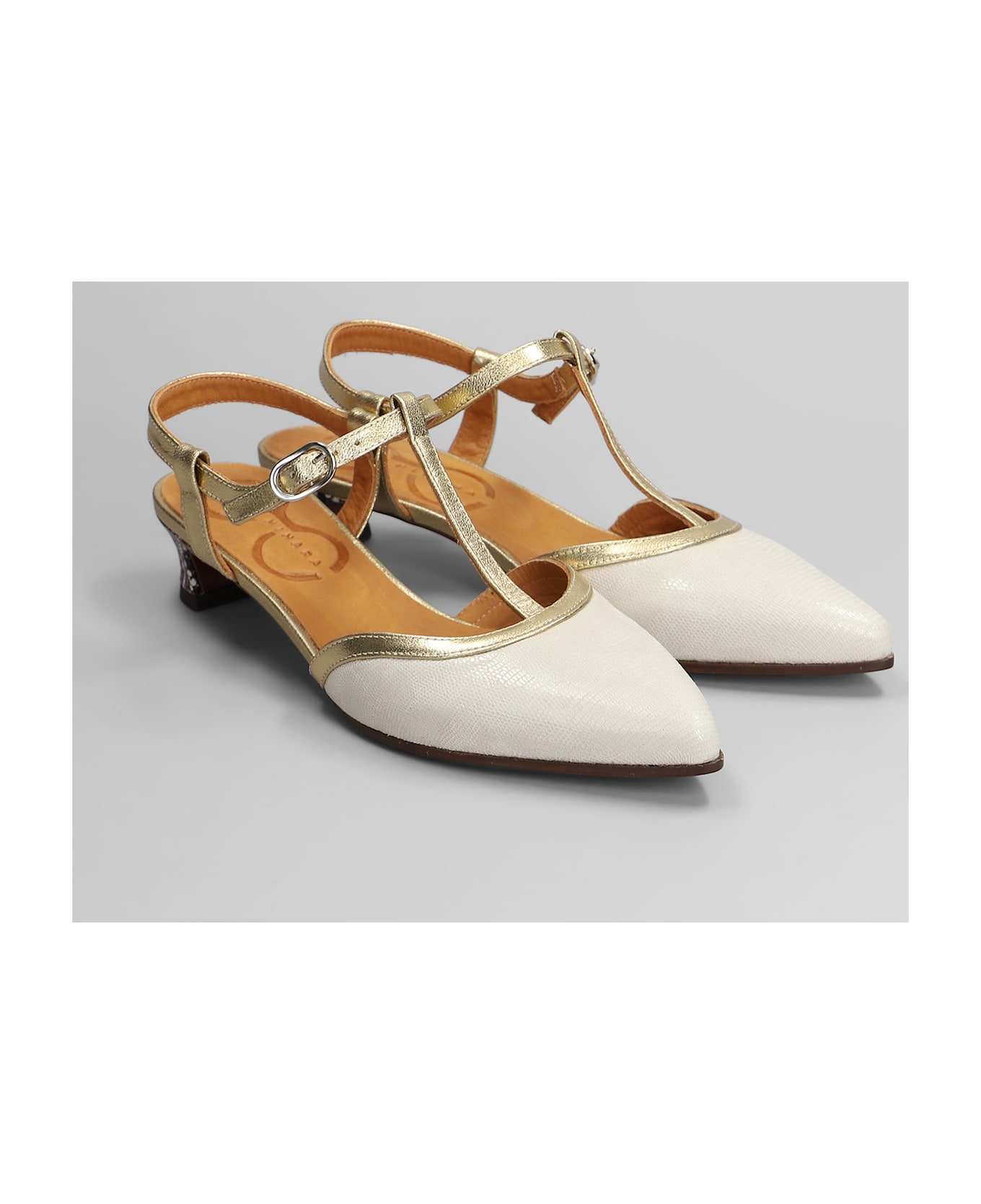 Chie Mihara Pumps In Beige Leather - beige