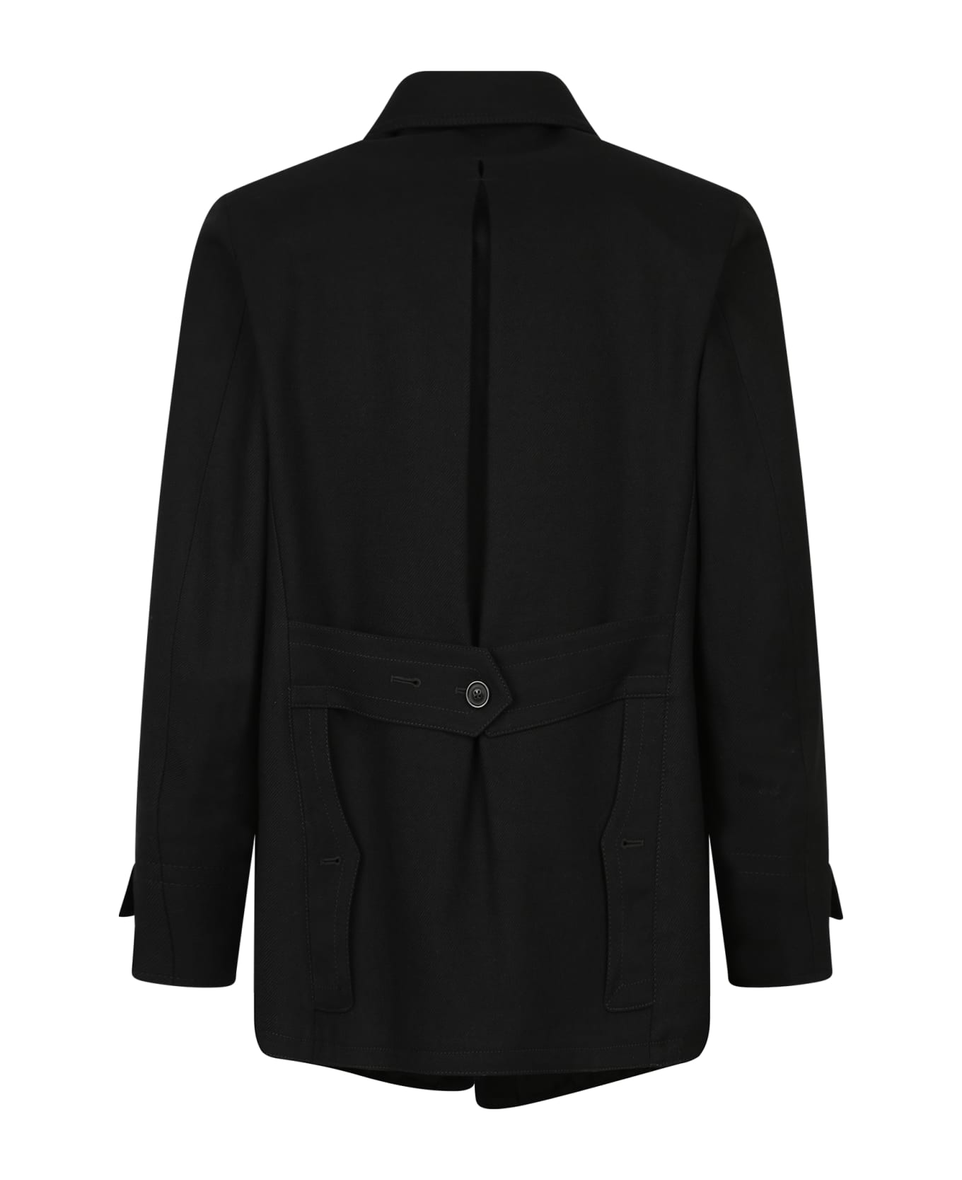 Maison Margiela Button Fastening Jacket - Black コート