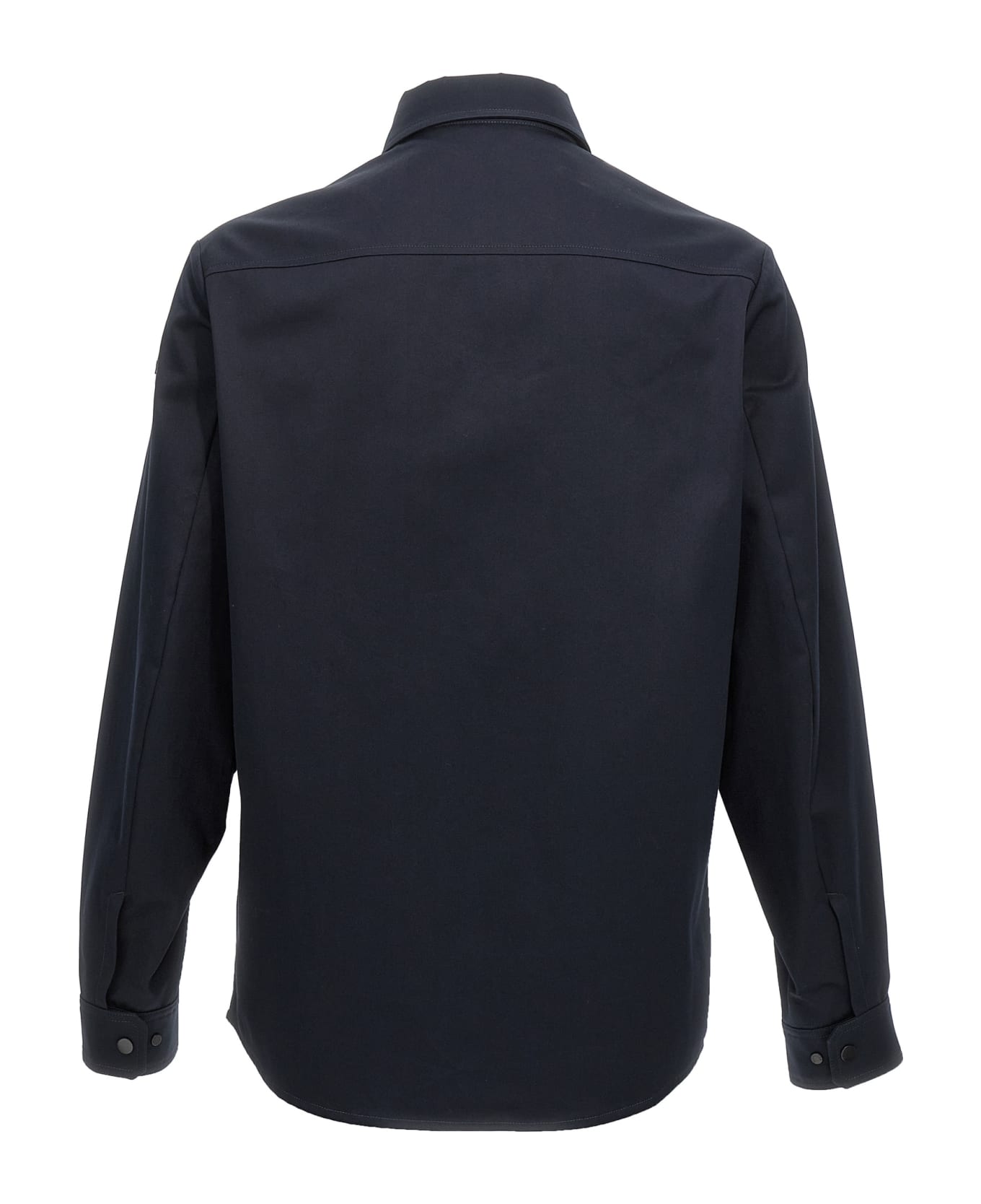 Moncler Cotton Crêpe Shirt - Blue