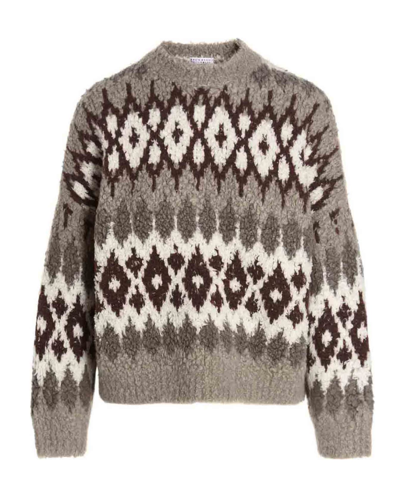 Brunello Cucinelli Jacquard Sweater - Multicolor