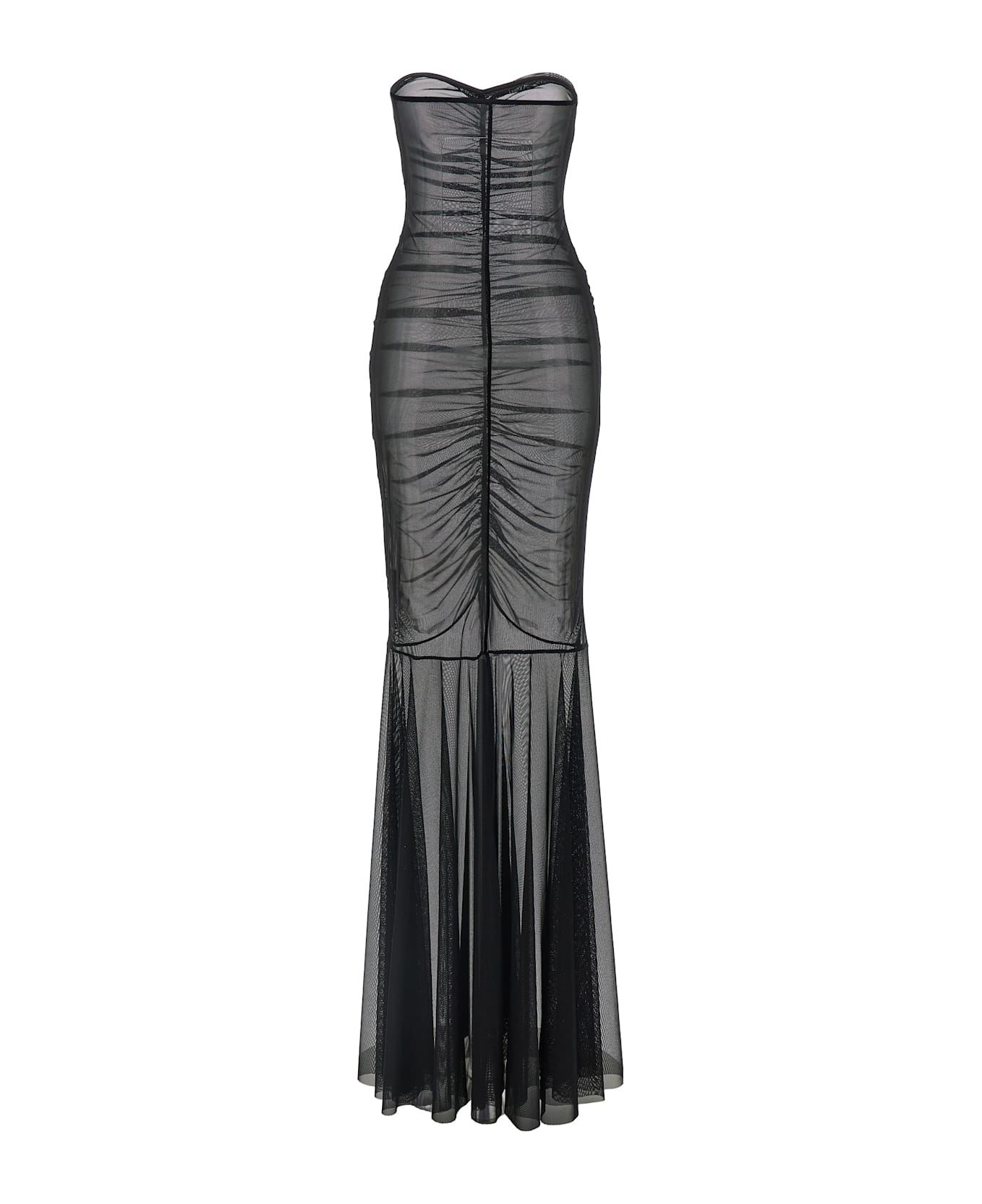 Norma Kamali 
strapless
 Dress - Black  