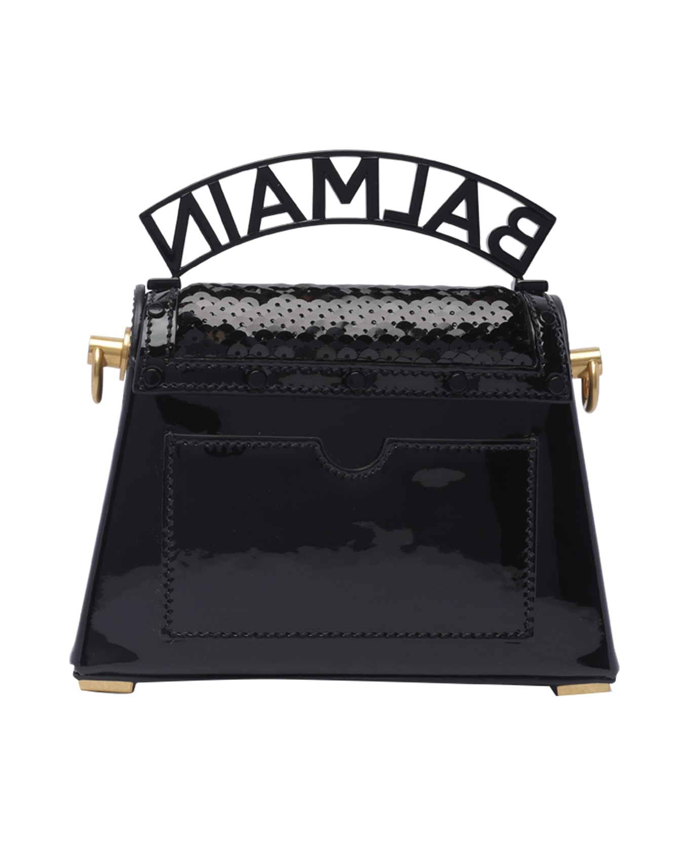 Balmain B-buzz Dynasty Handbag - Black