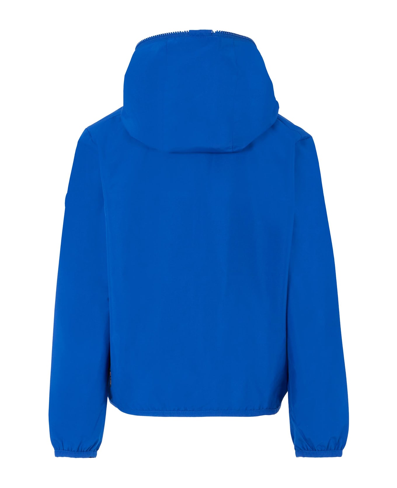 Save the Duck Blue Windbreaker For Kids With Logo - Blue