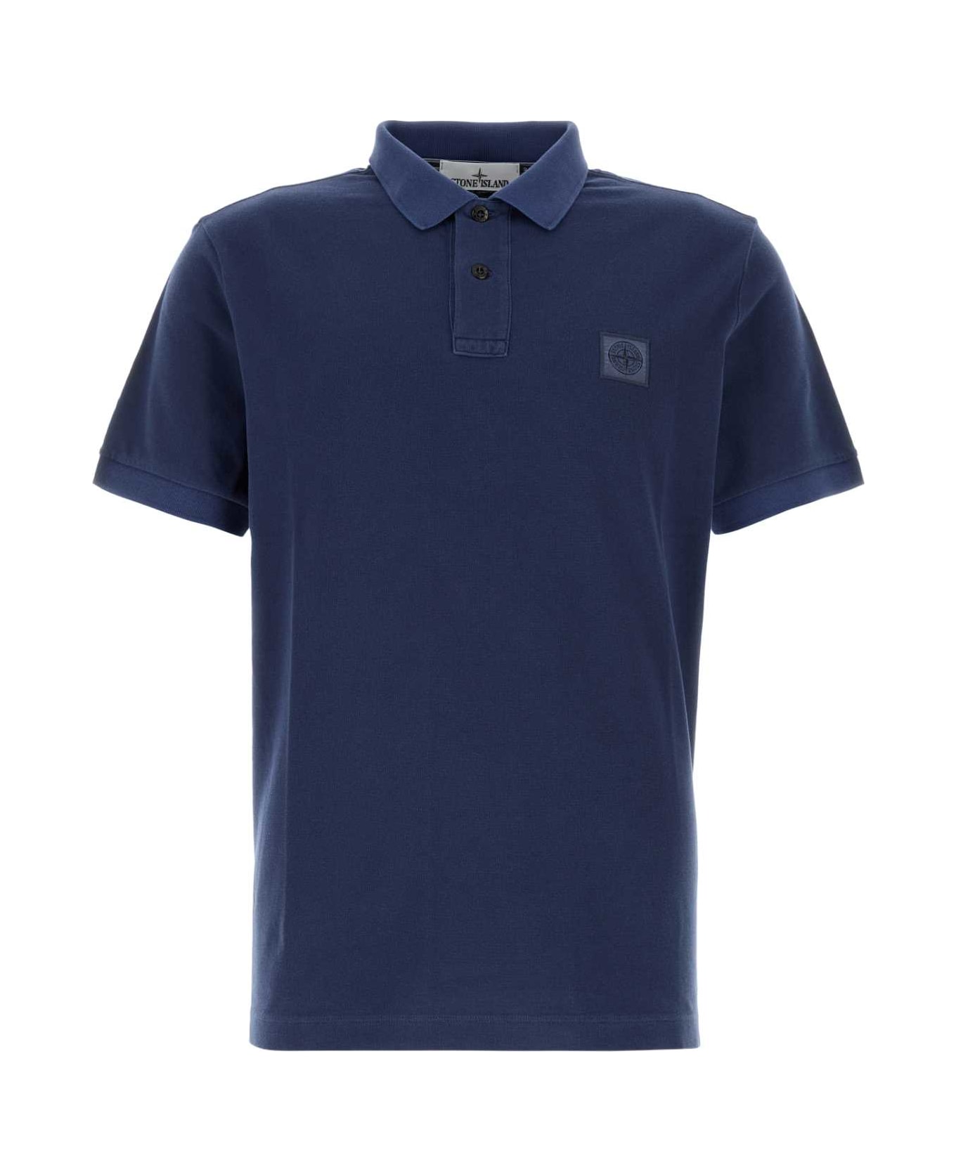 Stone Island Electric Blue Piquet Polo Shirt - MULTI ポロシャツ