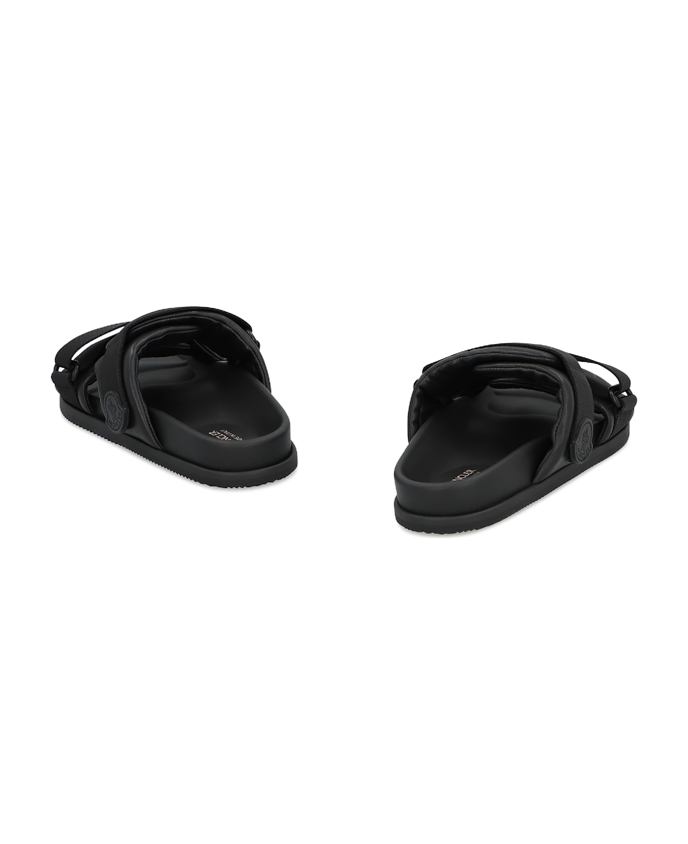 Moncler Mon Summer Slides - black
