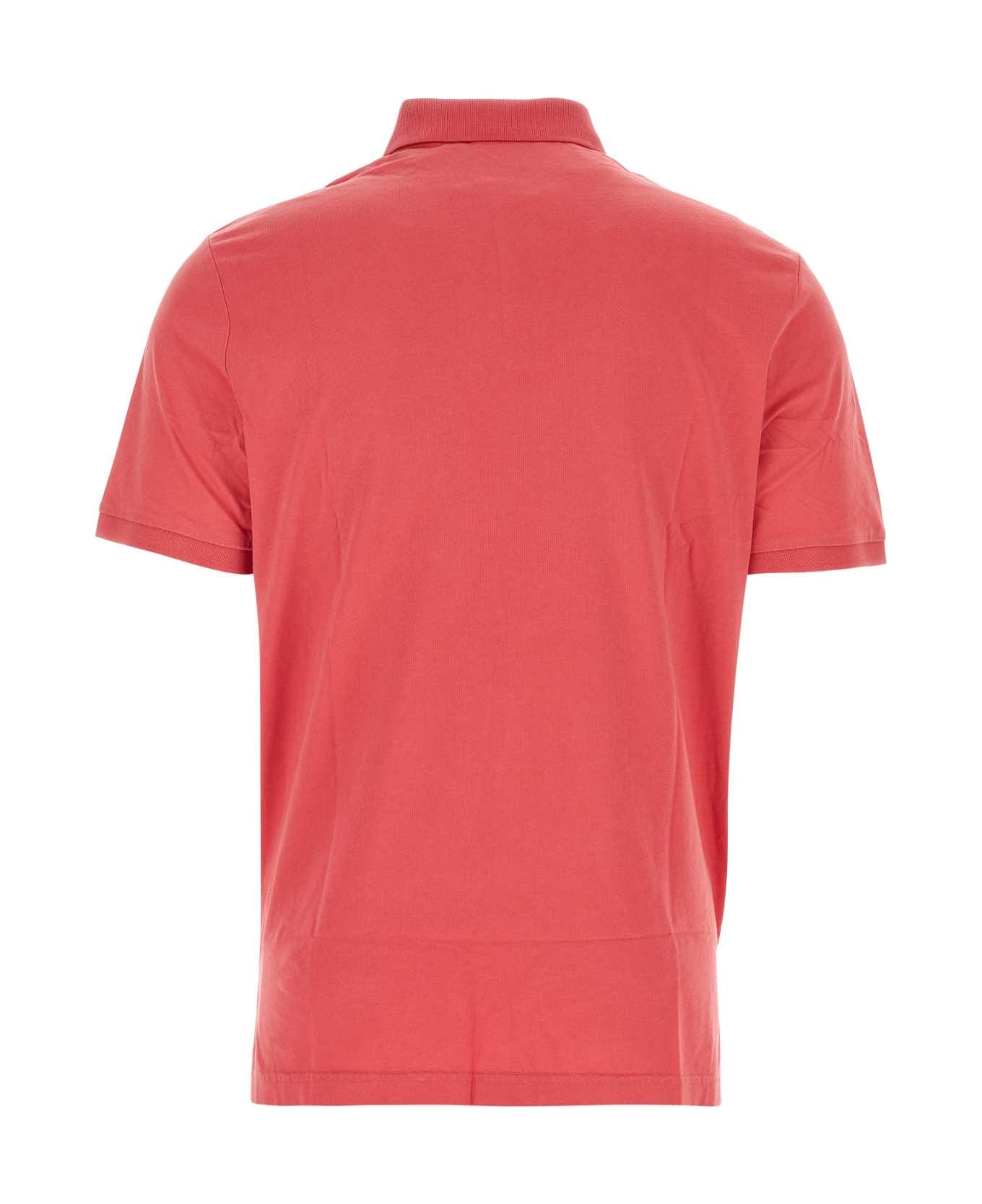 Polo Ralph Lauren Coral Cotton Polo Shirt - ADIRONDACKBERRY