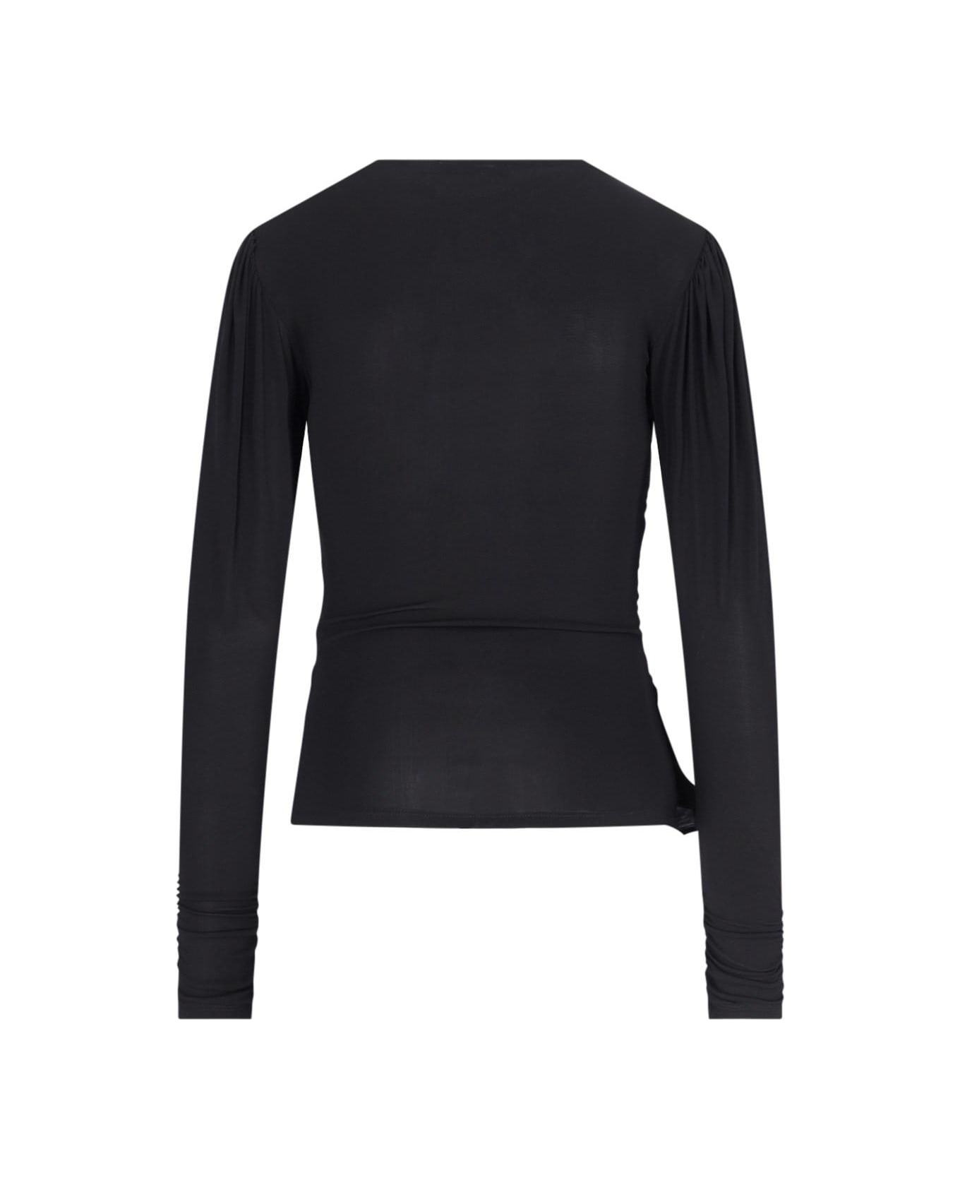 PALOMA WOOL｜ (Blessy (TD7802-999)) Paloma Wool Draped Top 'blessy' | italist