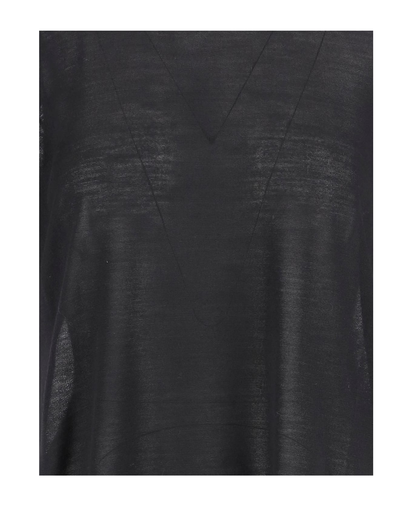 Armarium Wool T-shirt With Logo - Black