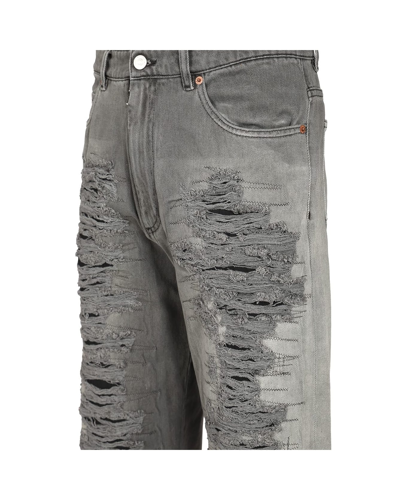 デニム・ジーパン Mm6 Maison Margiela Pants 5 Pockets Clot S52LA0246 M30017 MM6 Maison Margiela 5 Pocket Denim Trousers in Blue | WE ARE