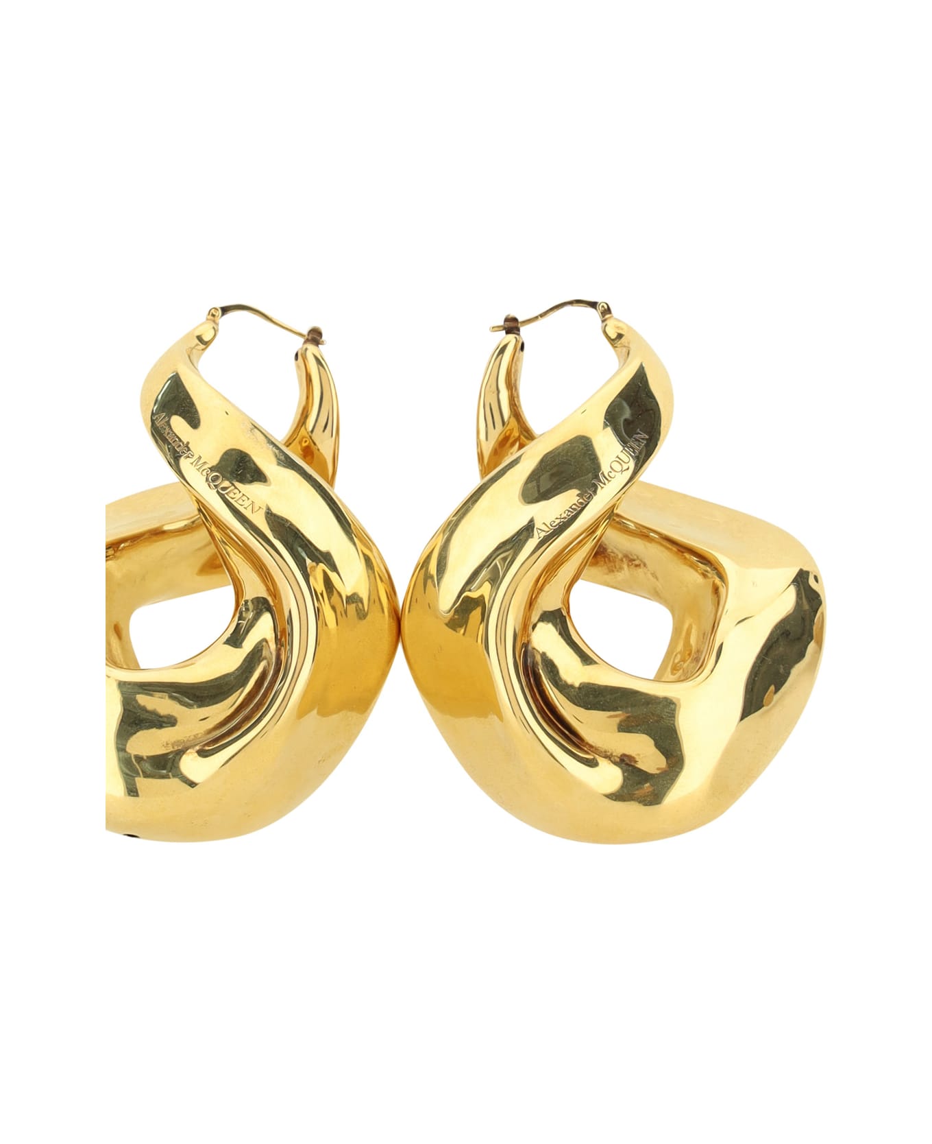 Alexander McQueen Twisted Earrings - Oro O.b Antl イヤリング