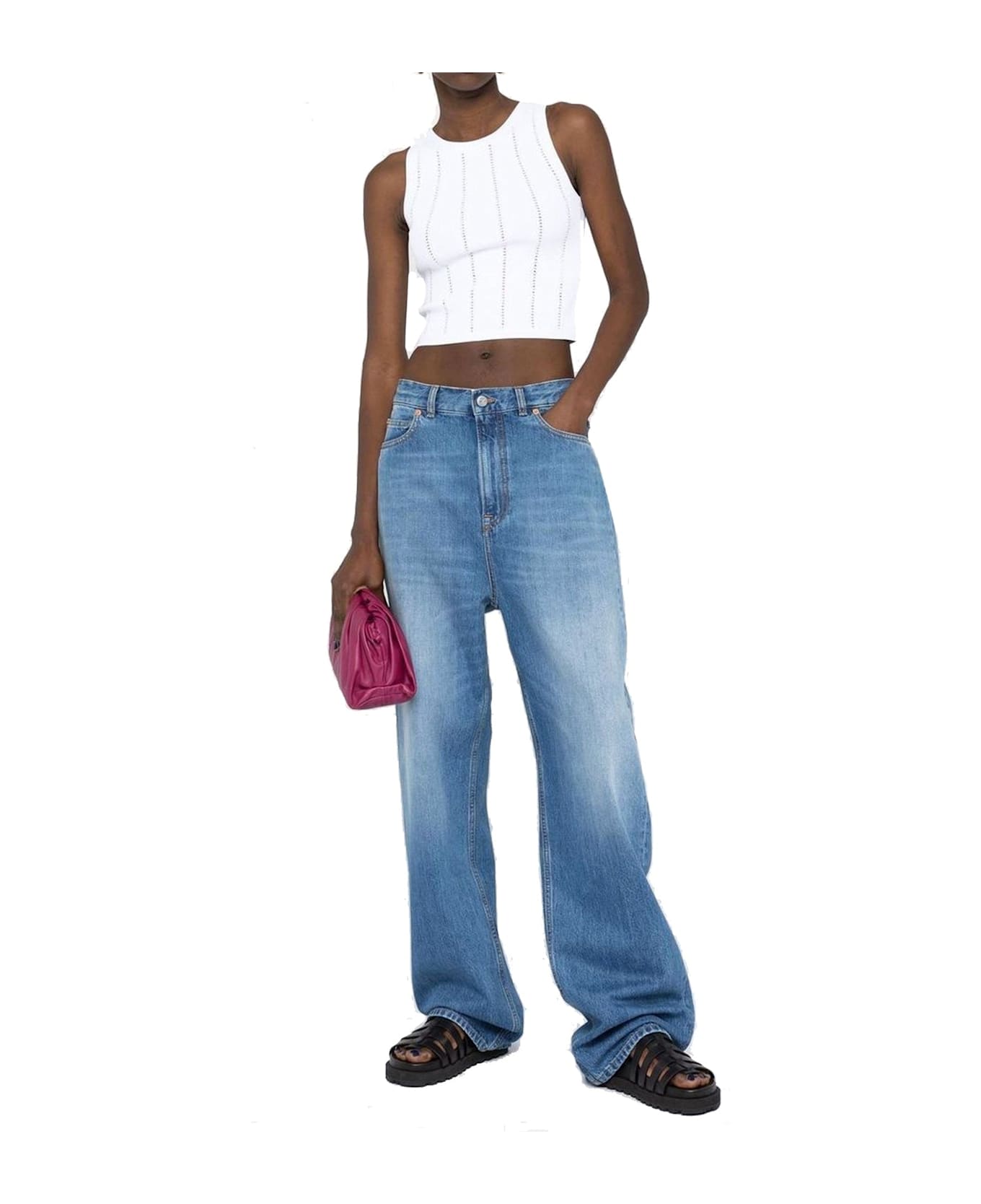 Valentino Archive Patch Jeans - Blue