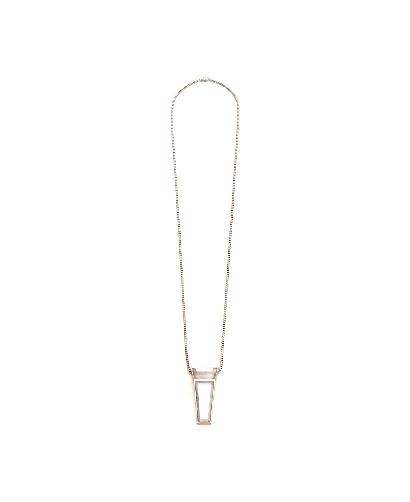 Rick Owens Long Necklace - Silver