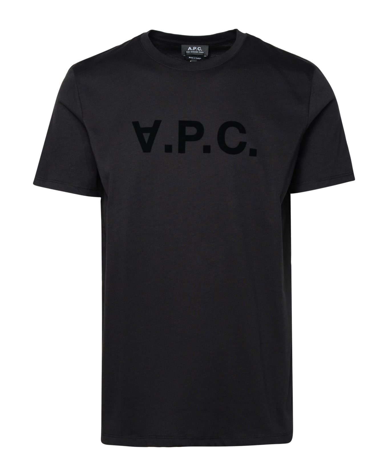 A.P.C. Black Cotton T-shirt - Black