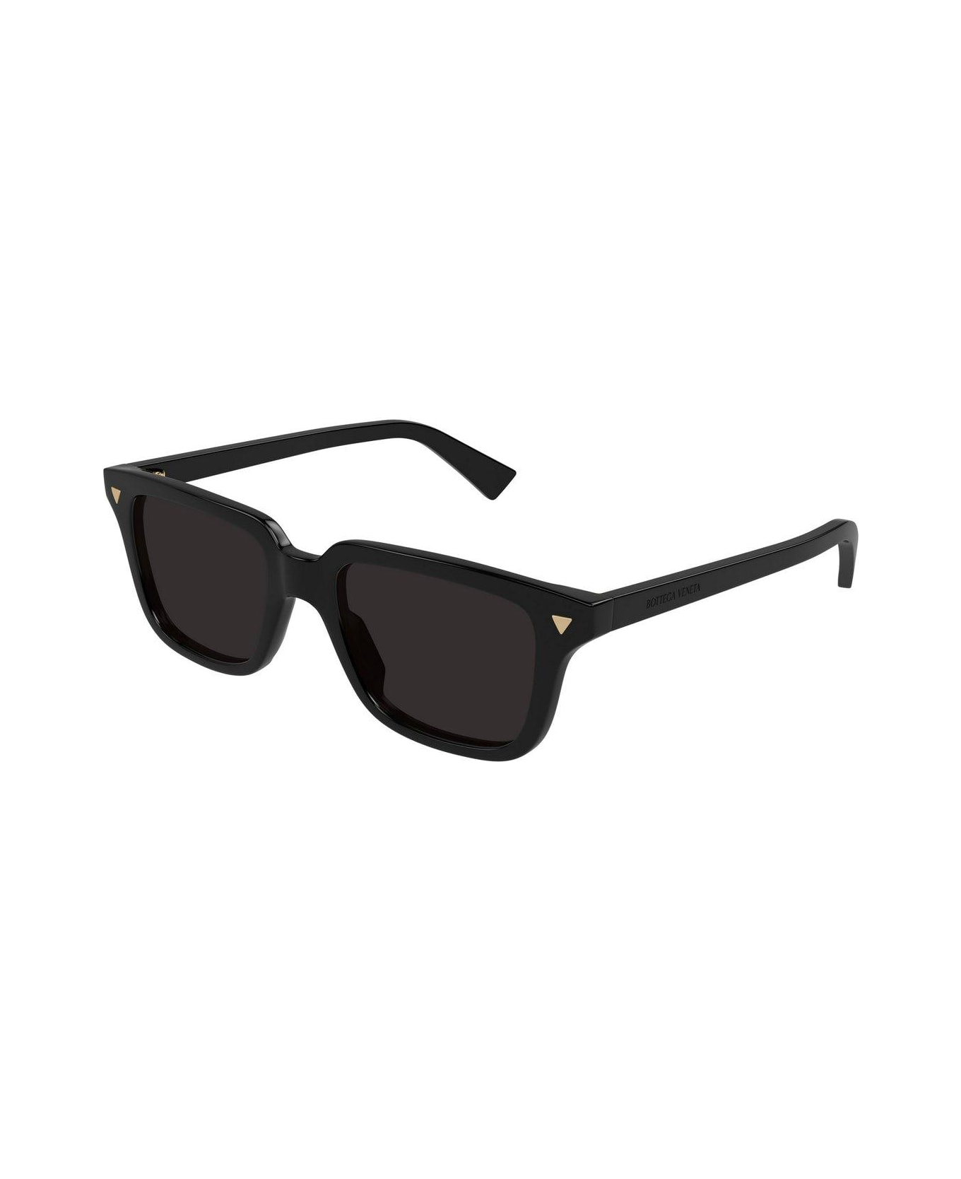 Bottega Veneta Square Frame Sunglasses - Black-black-grey
