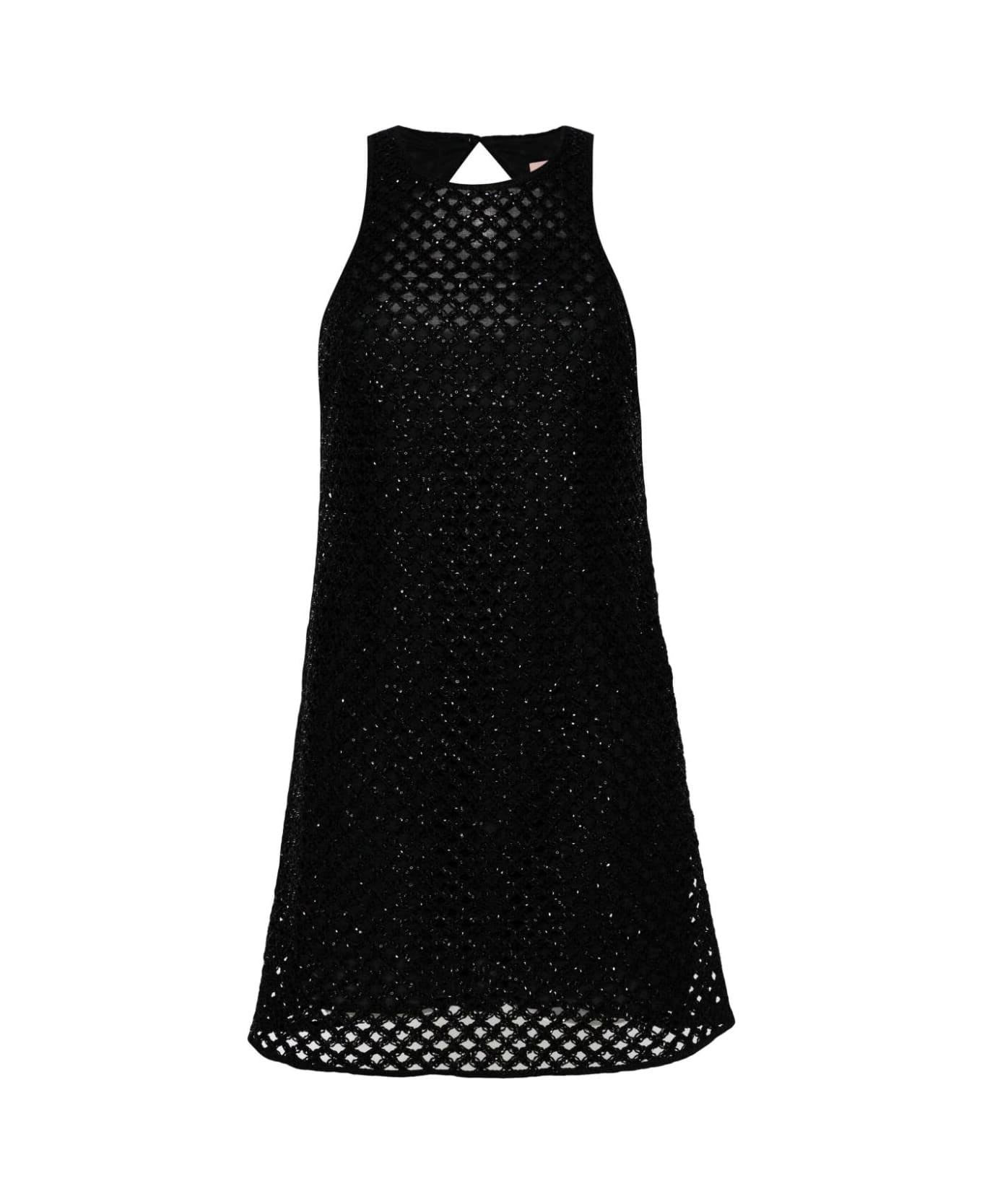 TwinSet Sleeveless Mini Dress - Black ワンピース＆ドレス