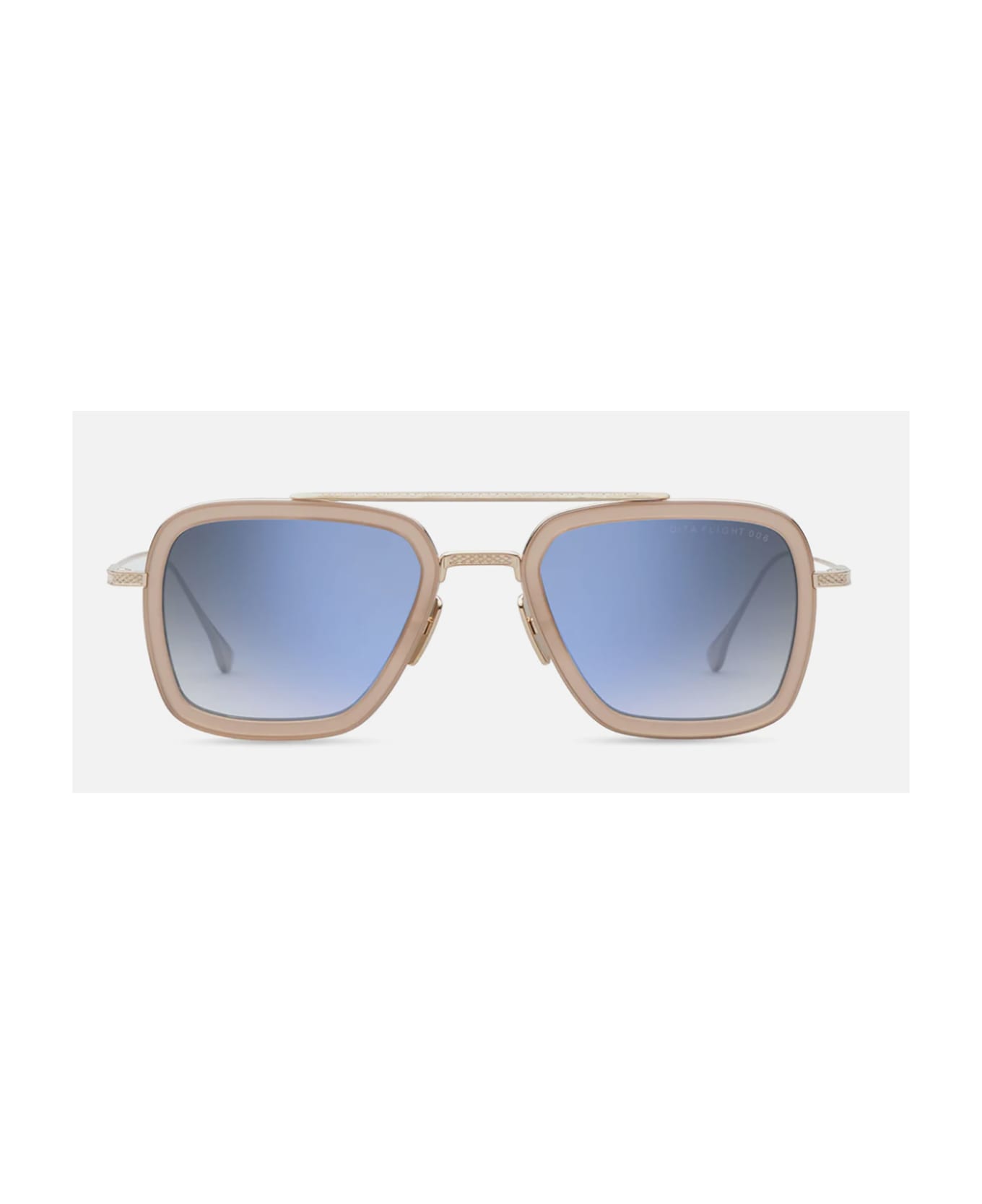 Dita 7806/U/GLD/PNK/52 FLIGHT.006 Sunglasses - White Gold_dusty Pink