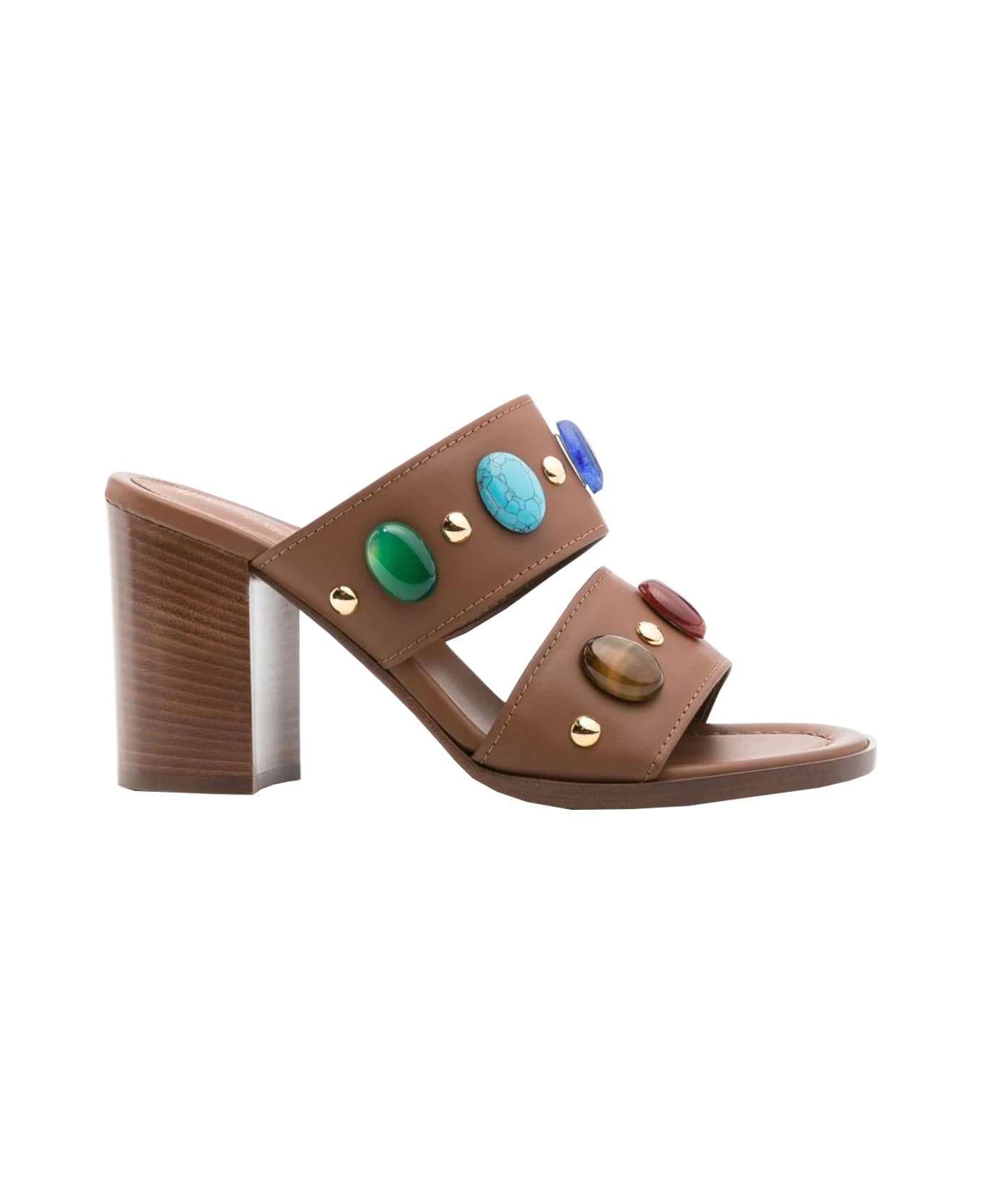 Gianvito Rossi Shoes With Heel - Brown サンダル